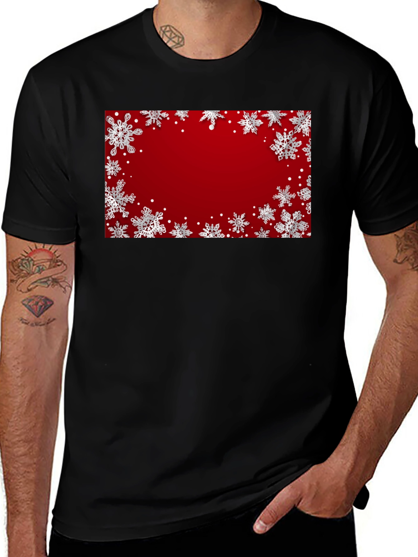 Variant 13 of Snowflake Holiday Graphic Tee
