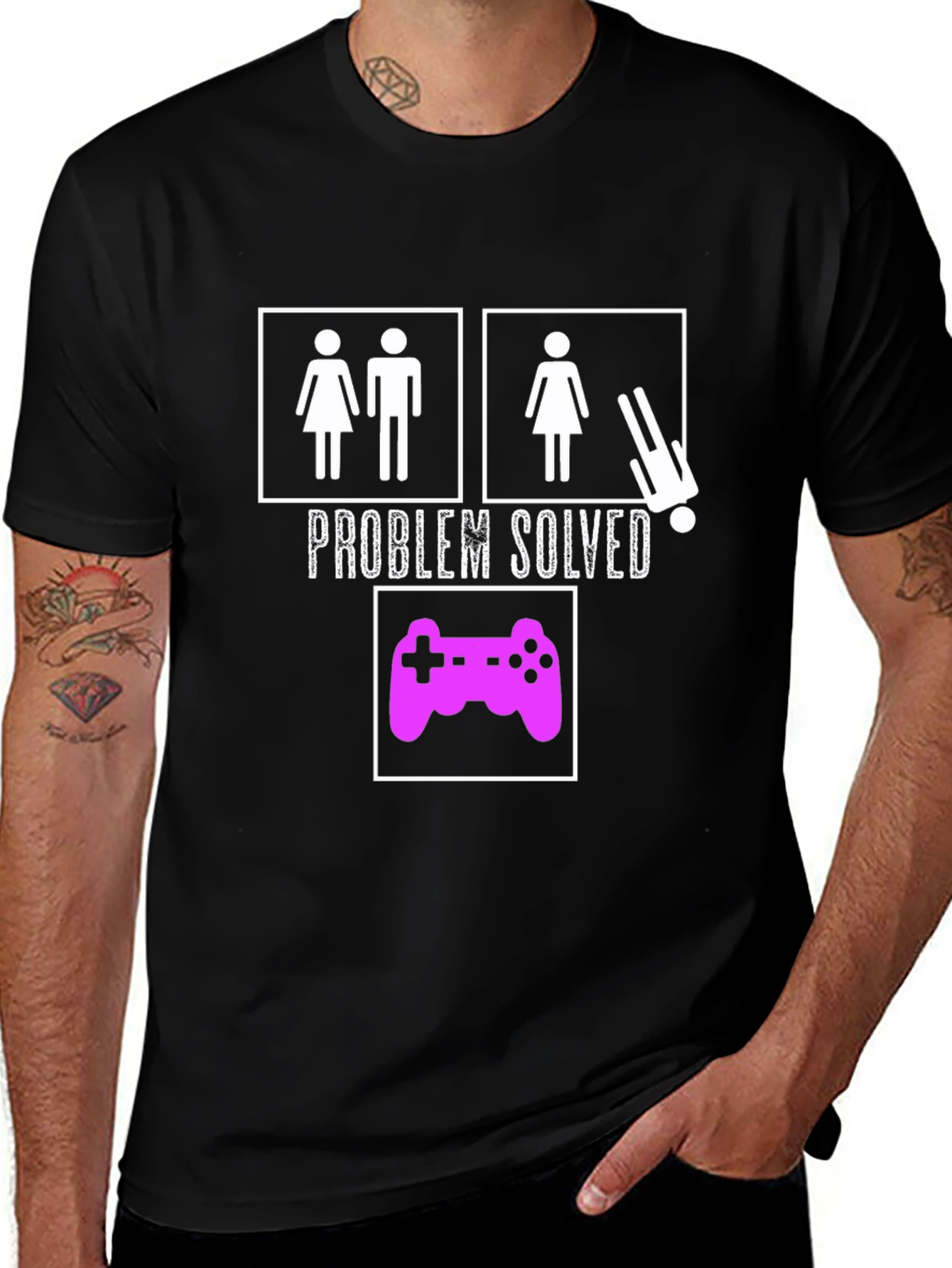 Variant 9 of Gamer Problem Solved T-Shirt