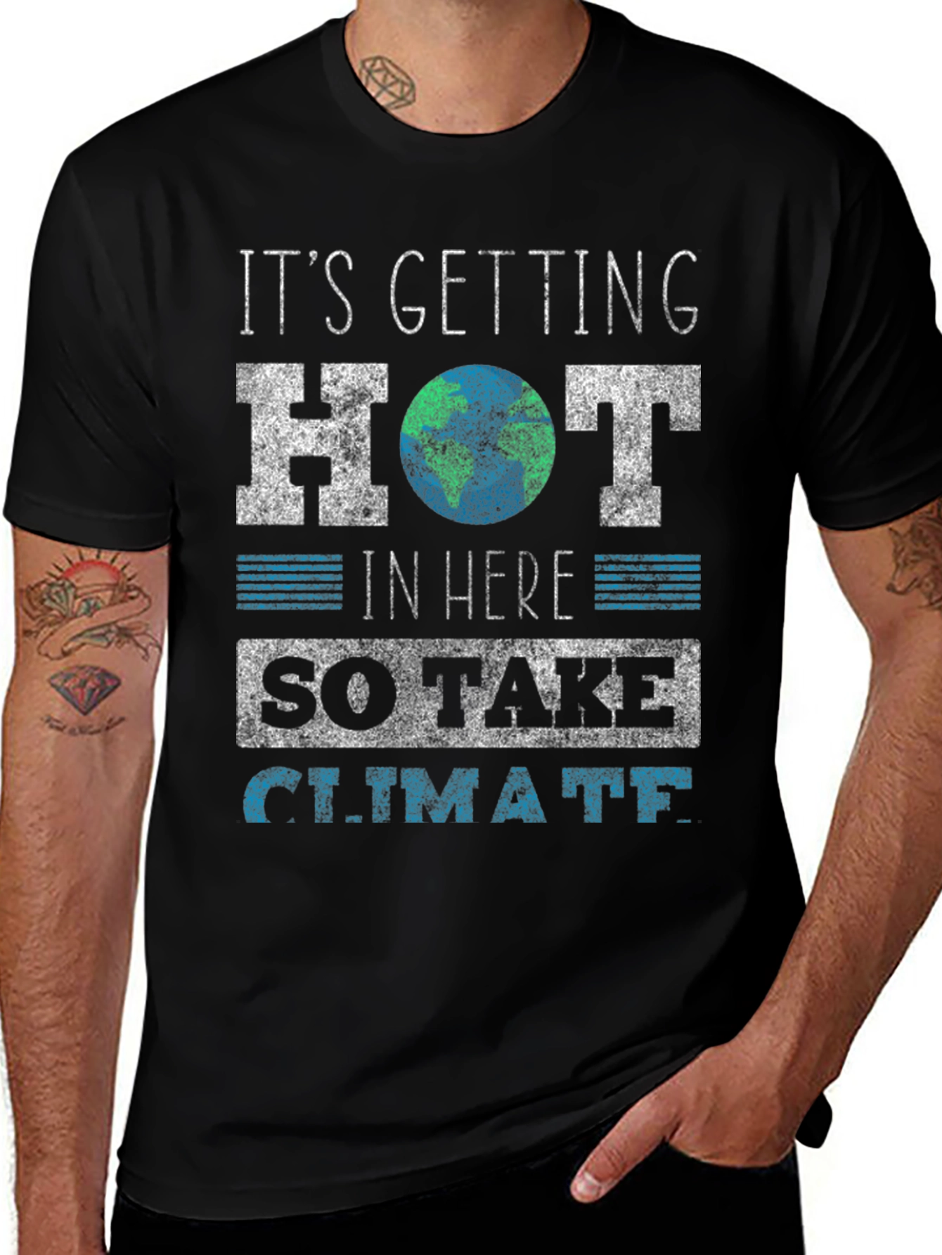 Variant 23 of It's Getting Hot Climate Change T-Shirt