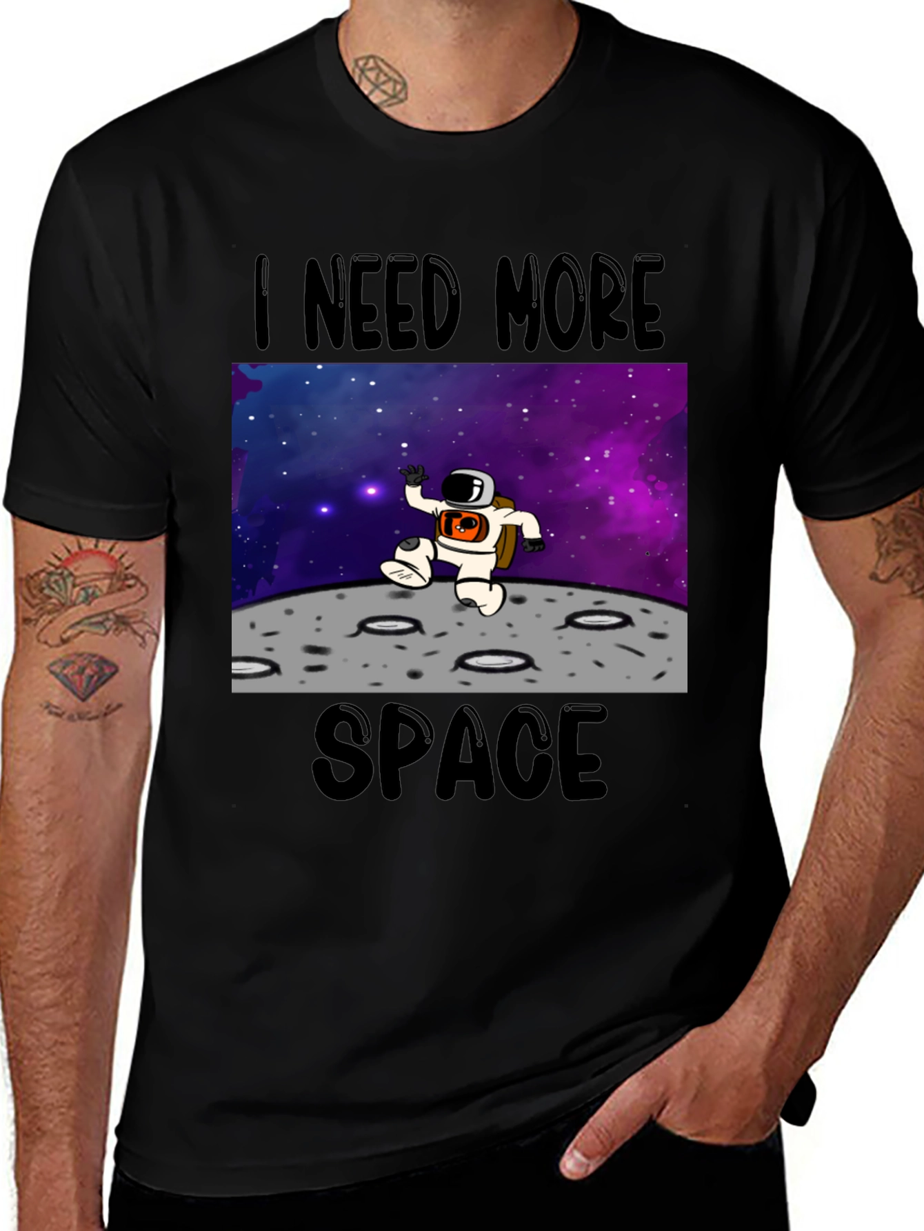 Variant 9 of I Need More Space Graphic T-Shirt