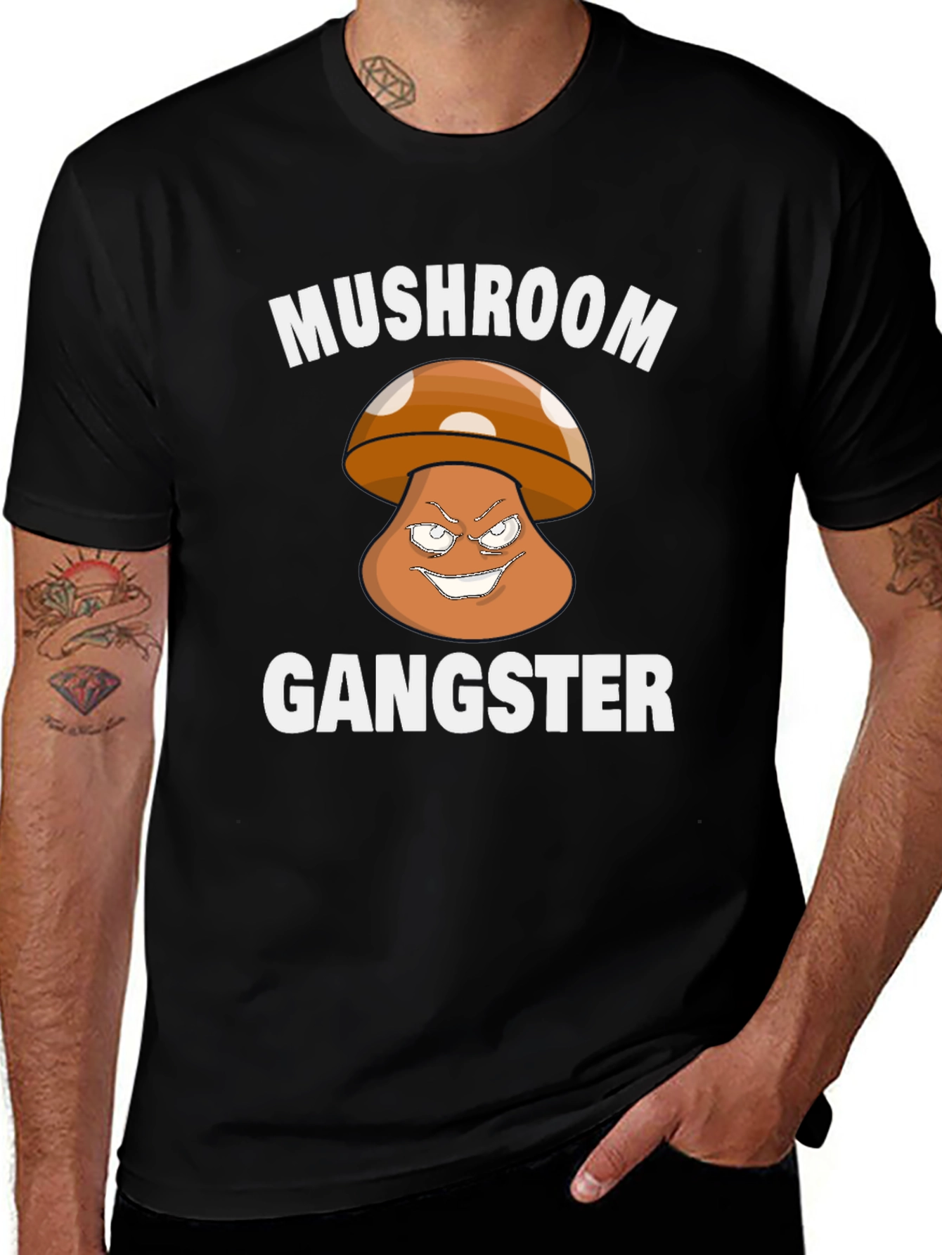 Variant 19 of Mushroom Gangster Graphic T-Shirt