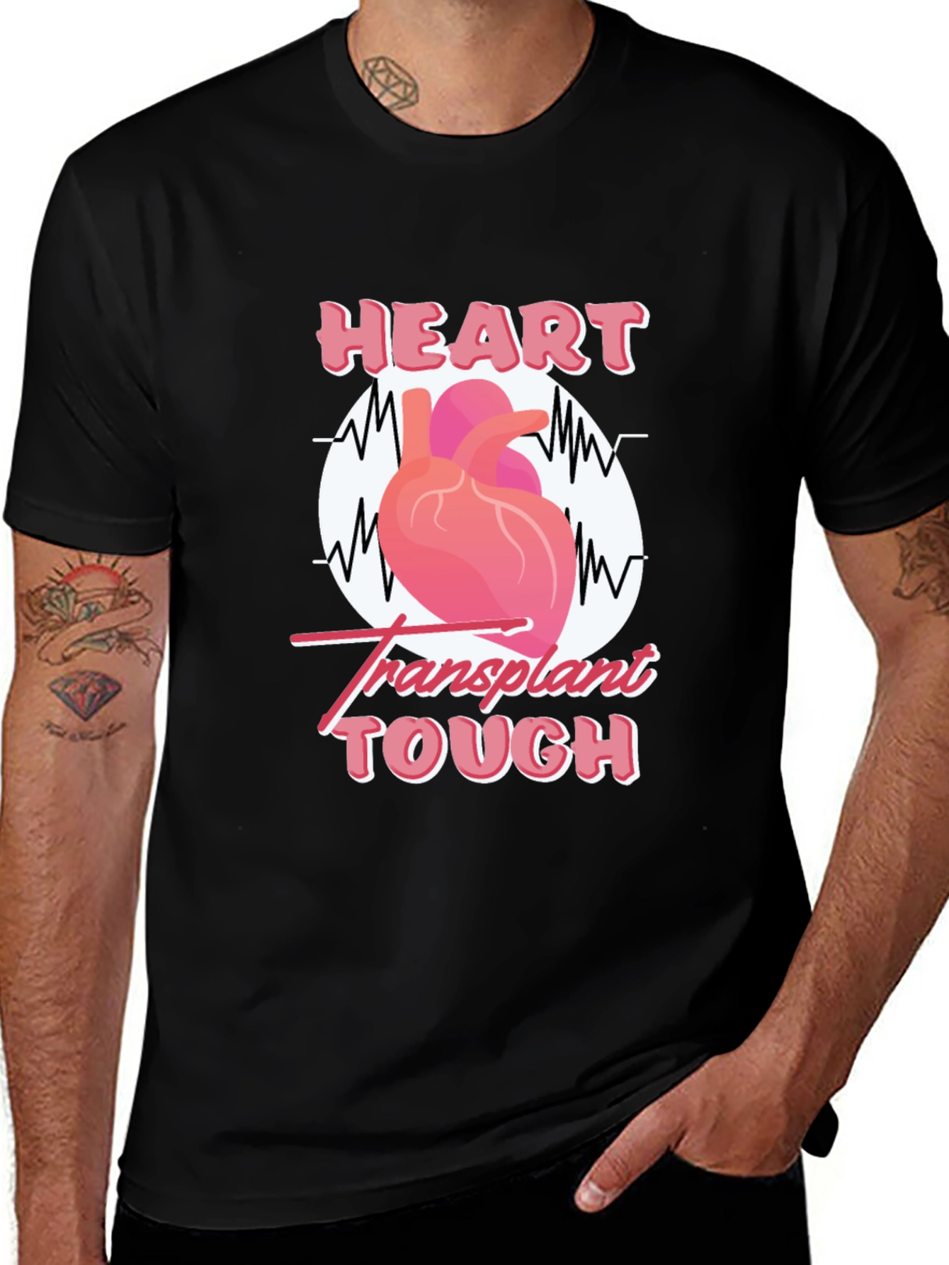 Variant 28 of Heart Transplant Tough T-Shirt