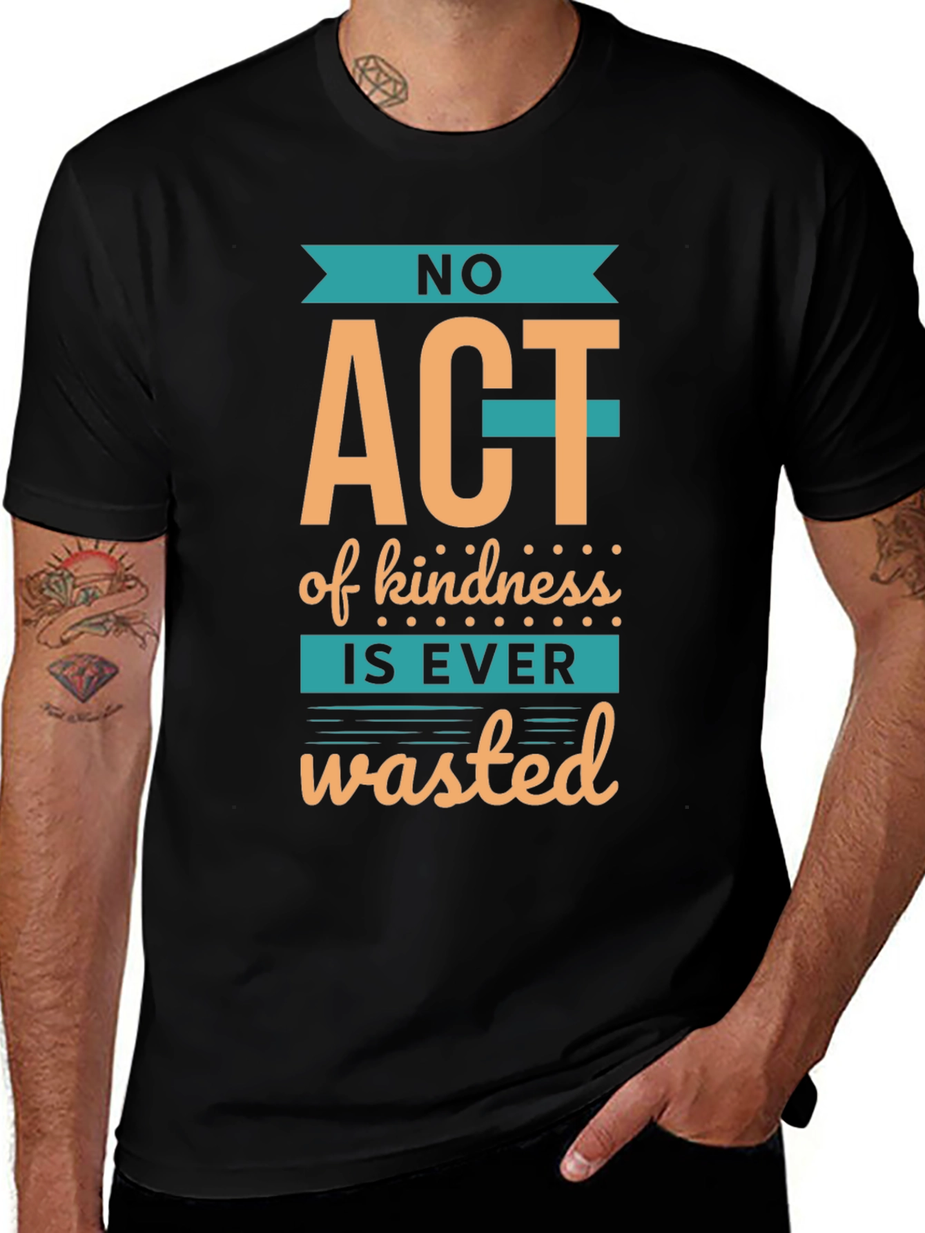 Variant 11 of Kindness Graphic Tee - Inspirational Message Shirt