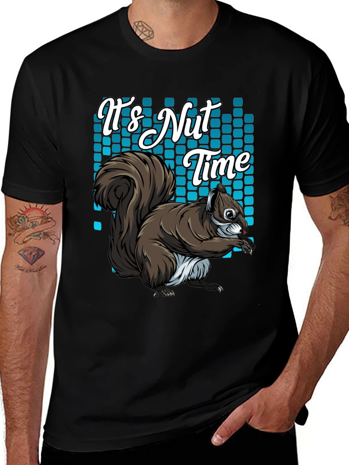 Variant 6 of It's Nut Time Squirrel Graphic T-Shirt