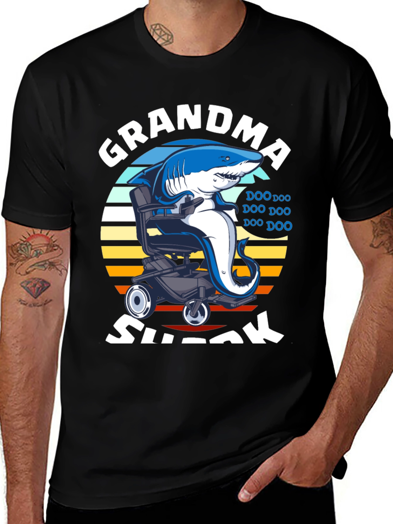 Grandma Shark T-Shirt - Doo Doo Doo!