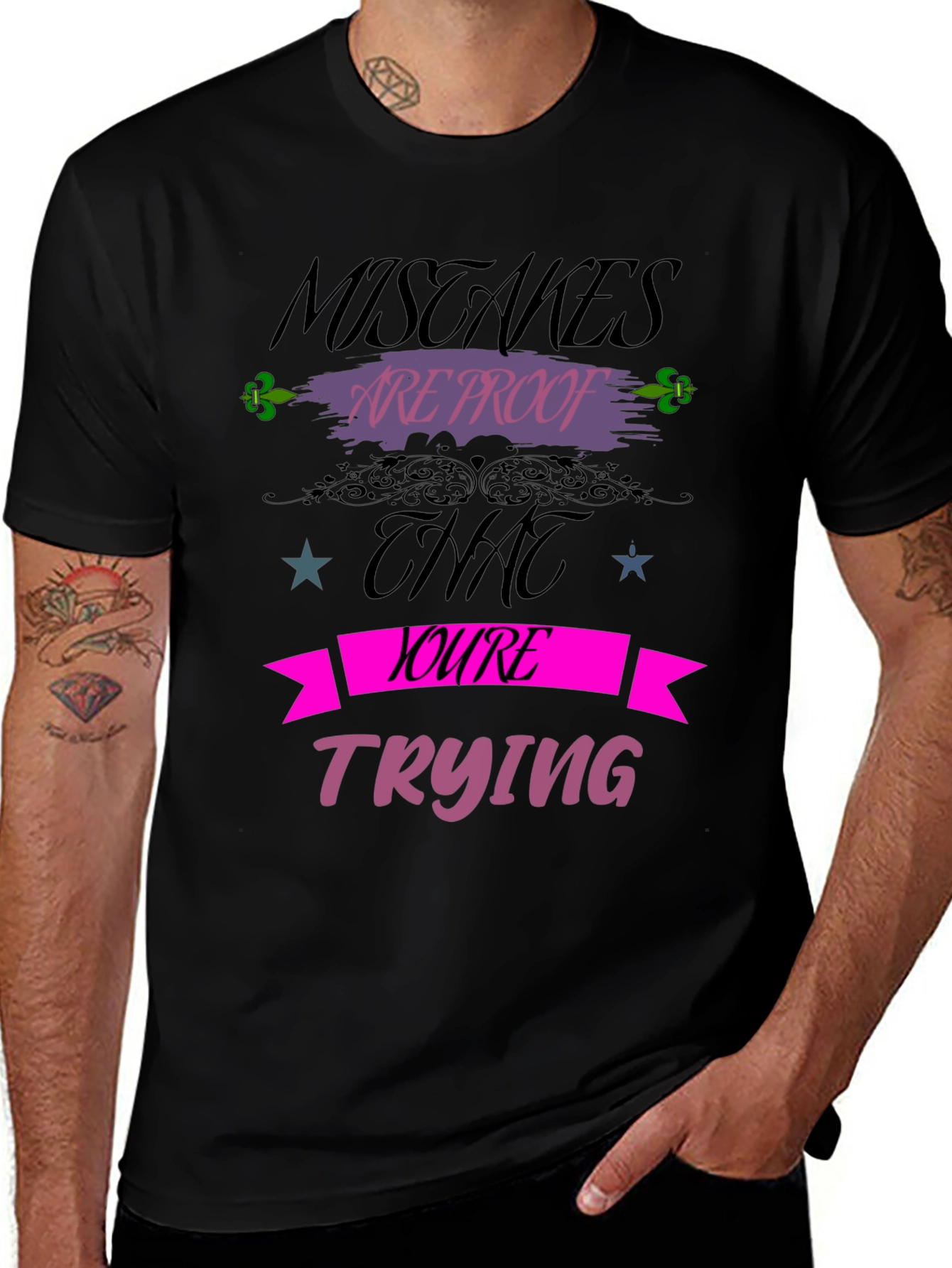 Variant 20 of Mistakes Are Proof T-Shirt, Motivational Graphic Tee