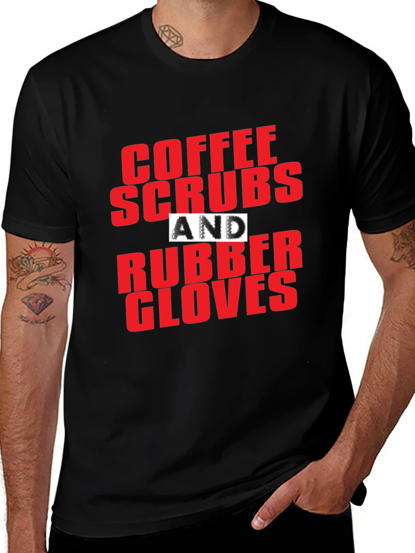Variant 24 of Coffee Scrubs & Rubber Gloves T-Shirt