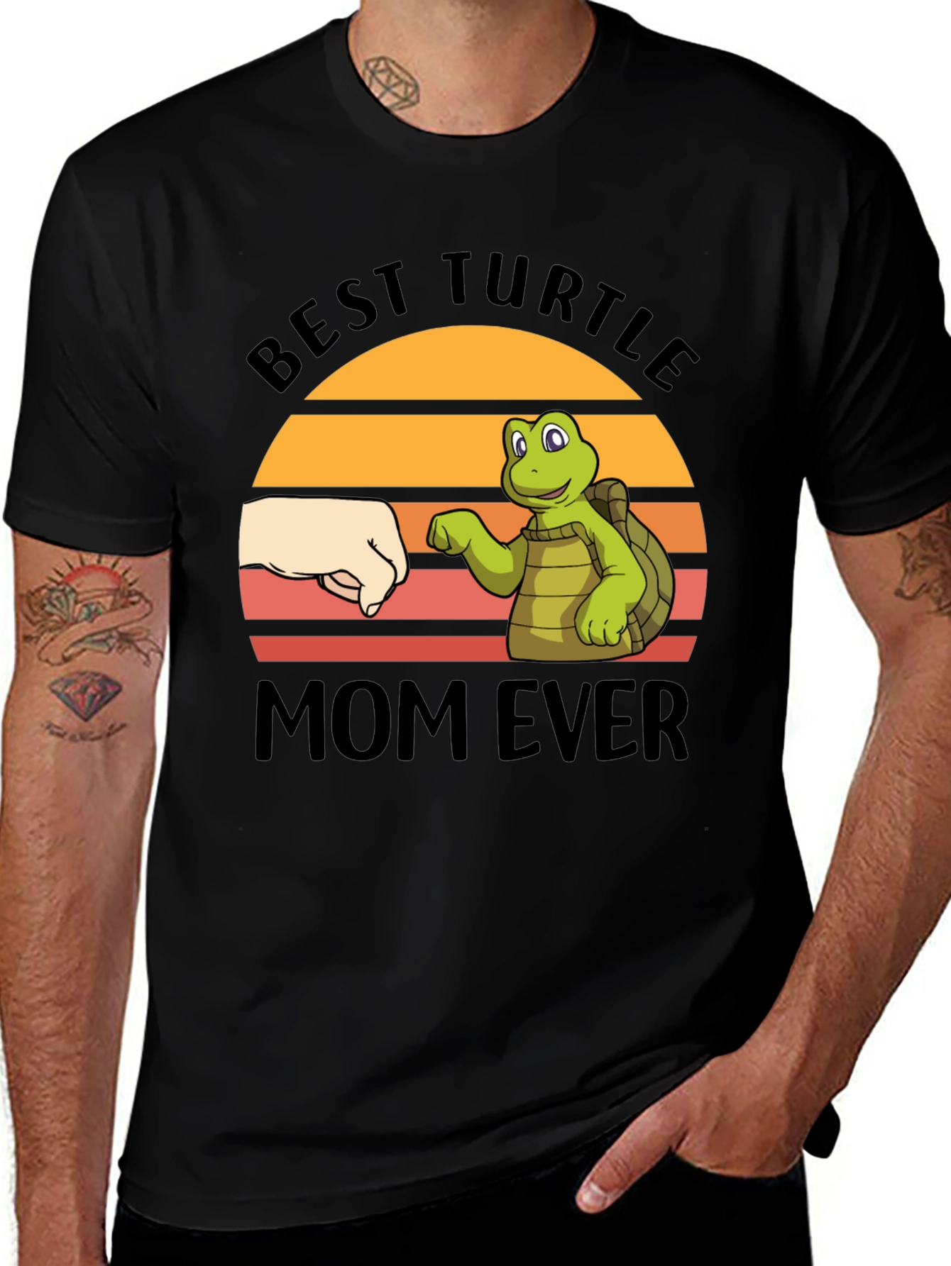 Variant 2 of Best Turtle Mom Ever T-Shirt