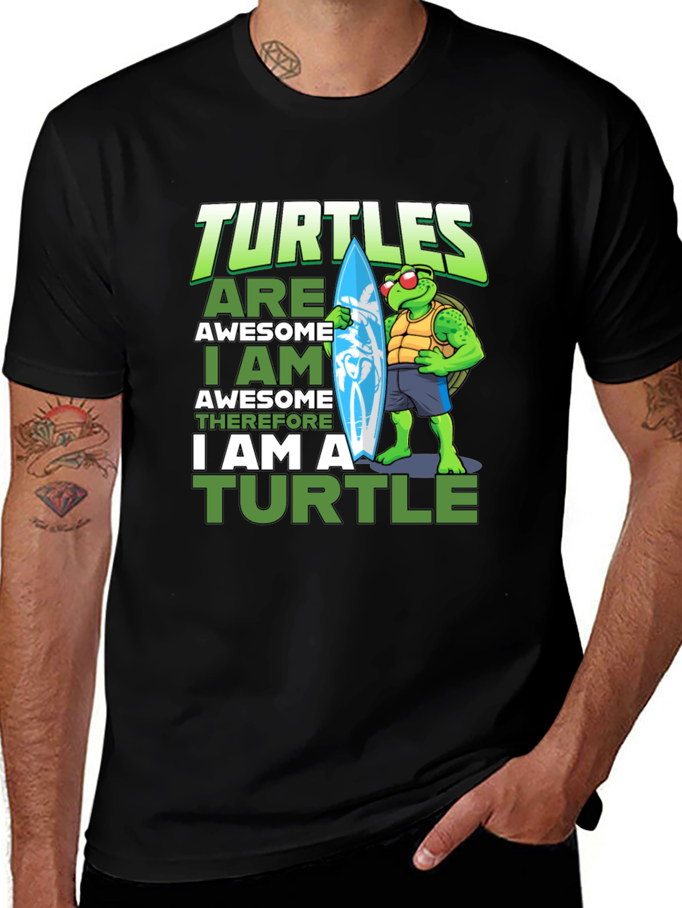 Variant 11 of Turtles Are Awesome T-Shirt