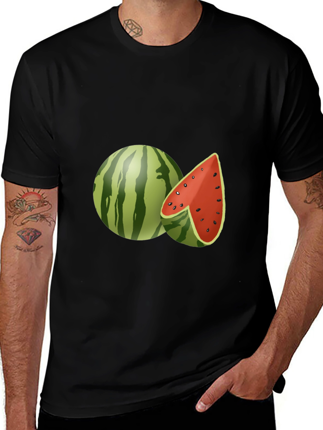 Variant 4 of Watermelon Graphic Tee - Fresh Summer Style