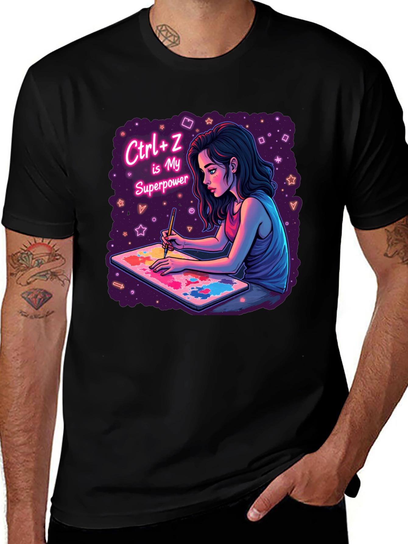 Variant 28 of Ctrl+Z Is My Superpower Graphic Tee