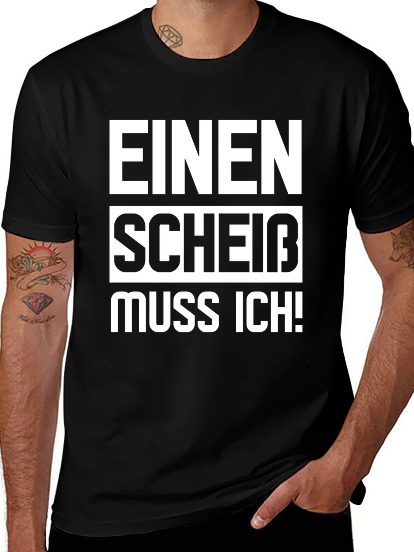 Variant 19 of Einen Scheiß Muss Ich! Novelty T-Shirt