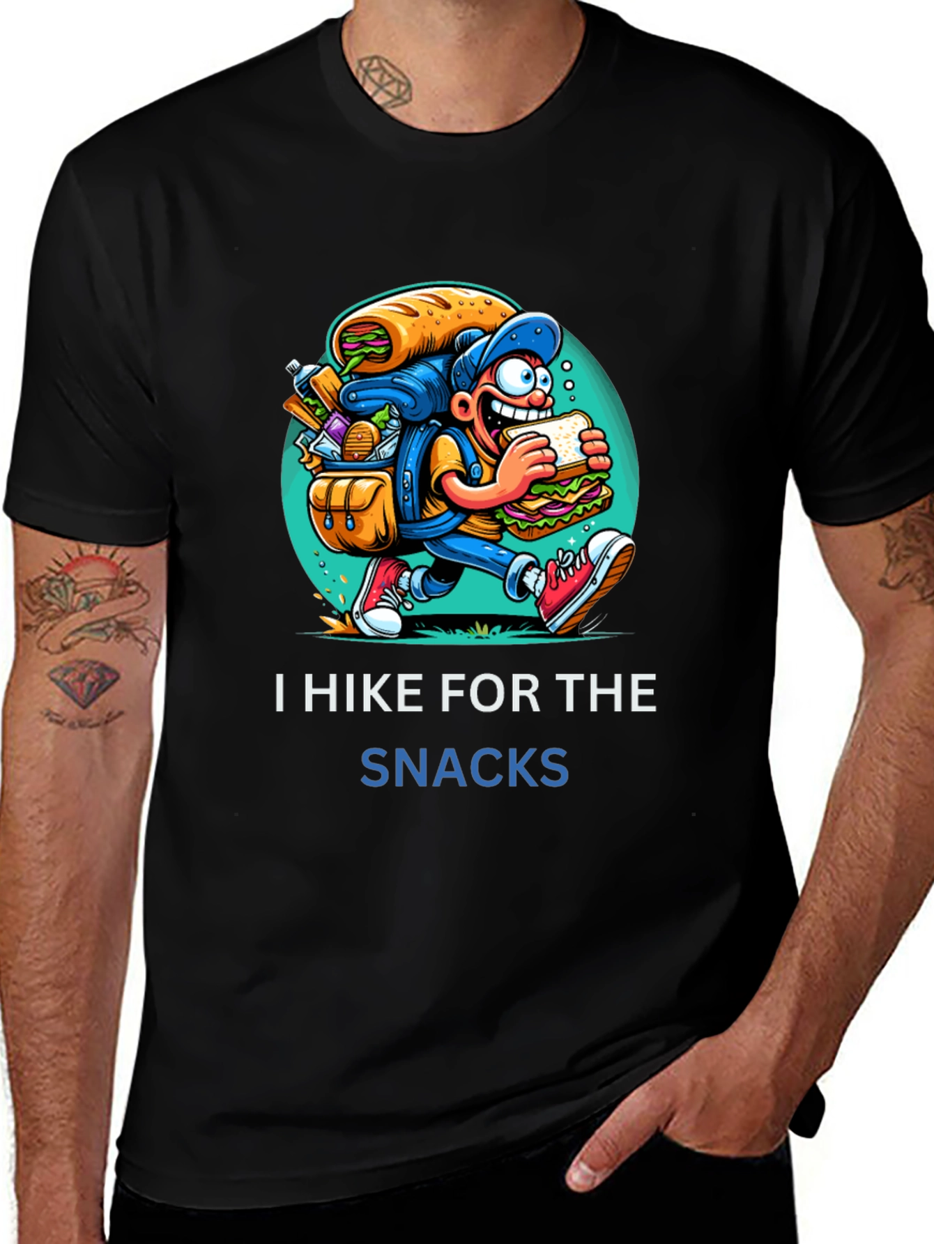 I Hike for the Snacks T-Shirt