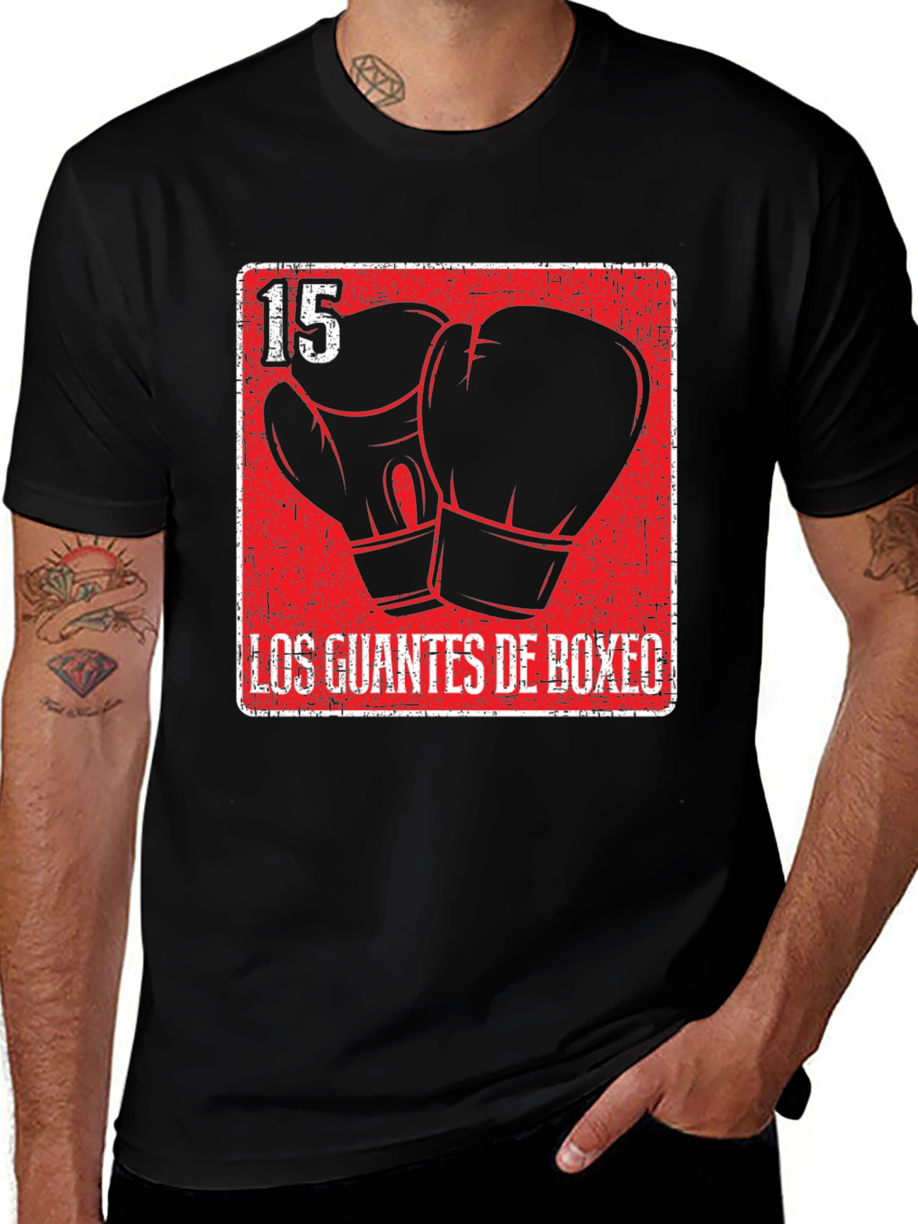 Variant 15 of Los Guantes De Boxeo Graphic Tee