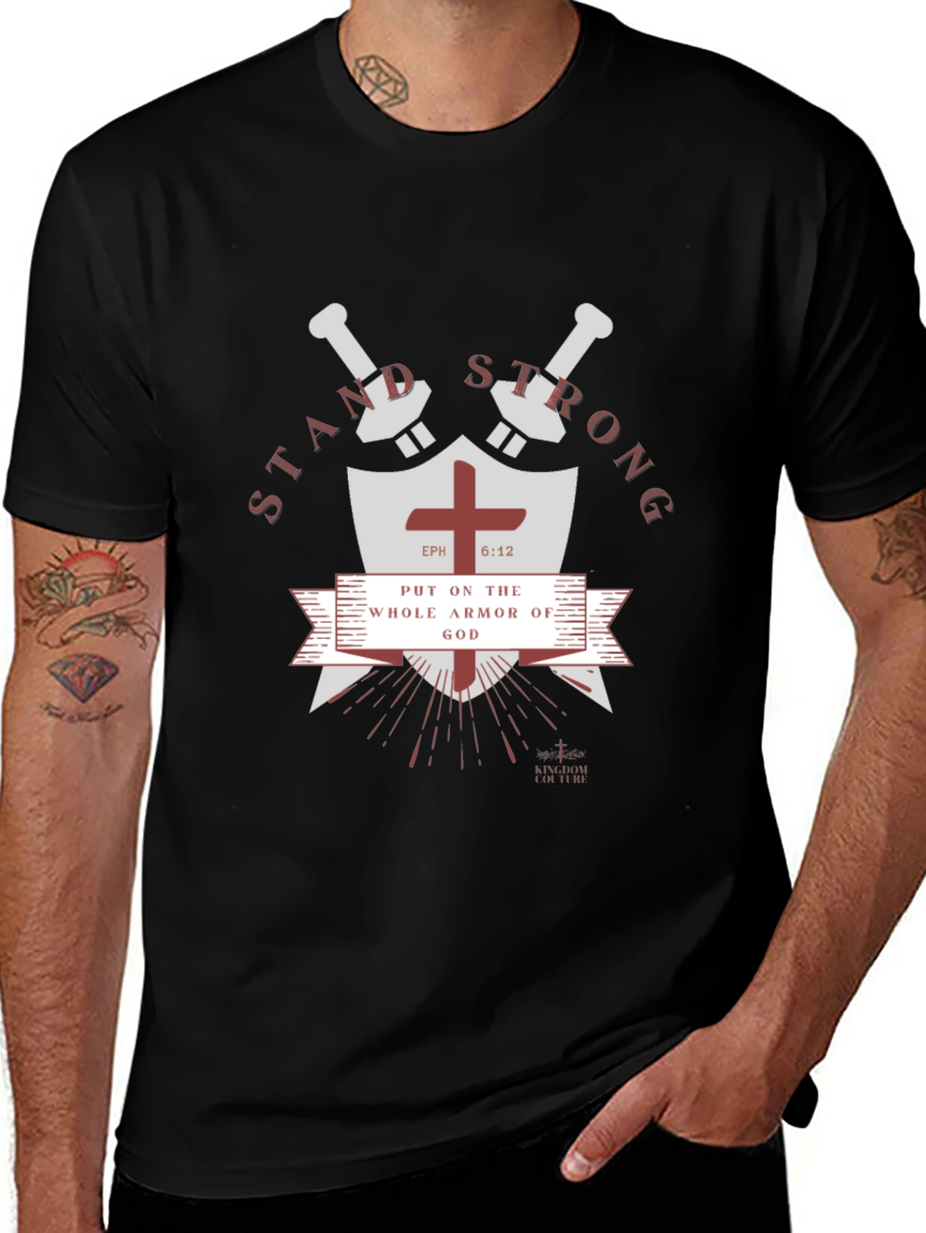 Stand Strong Christian T-Shirt - Armor of God