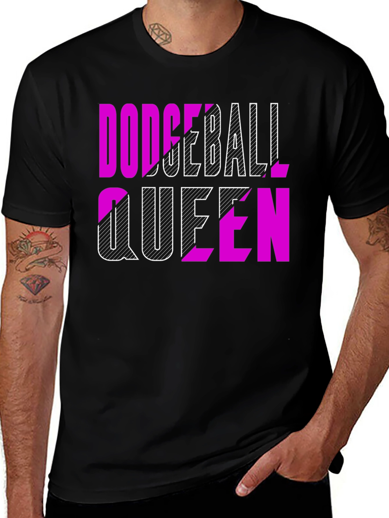Variant 3 of Dodgeball Queen Graphic T-Shirt