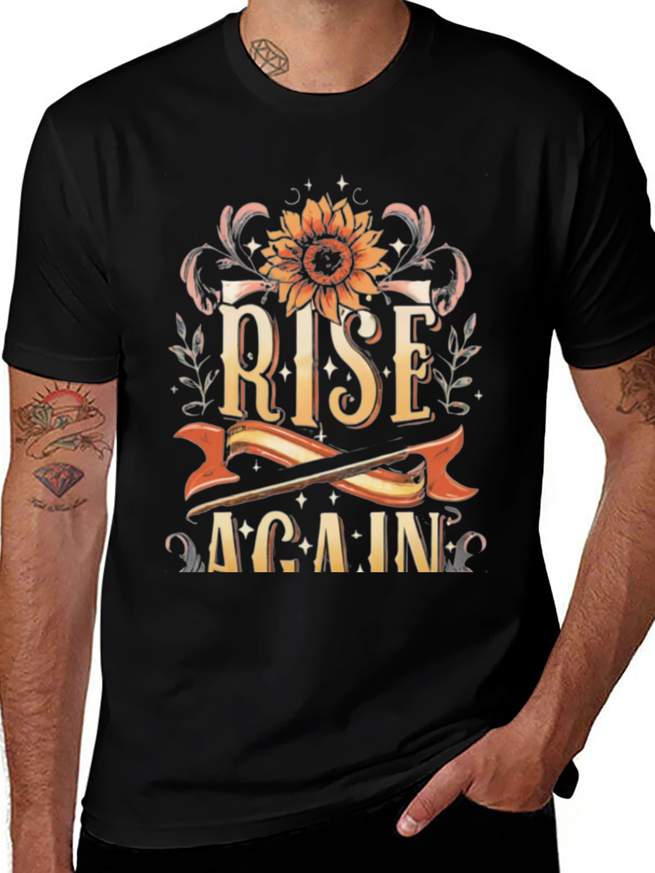 Variant 8 of Rise Again Graphic Tee - Stylish Comfort