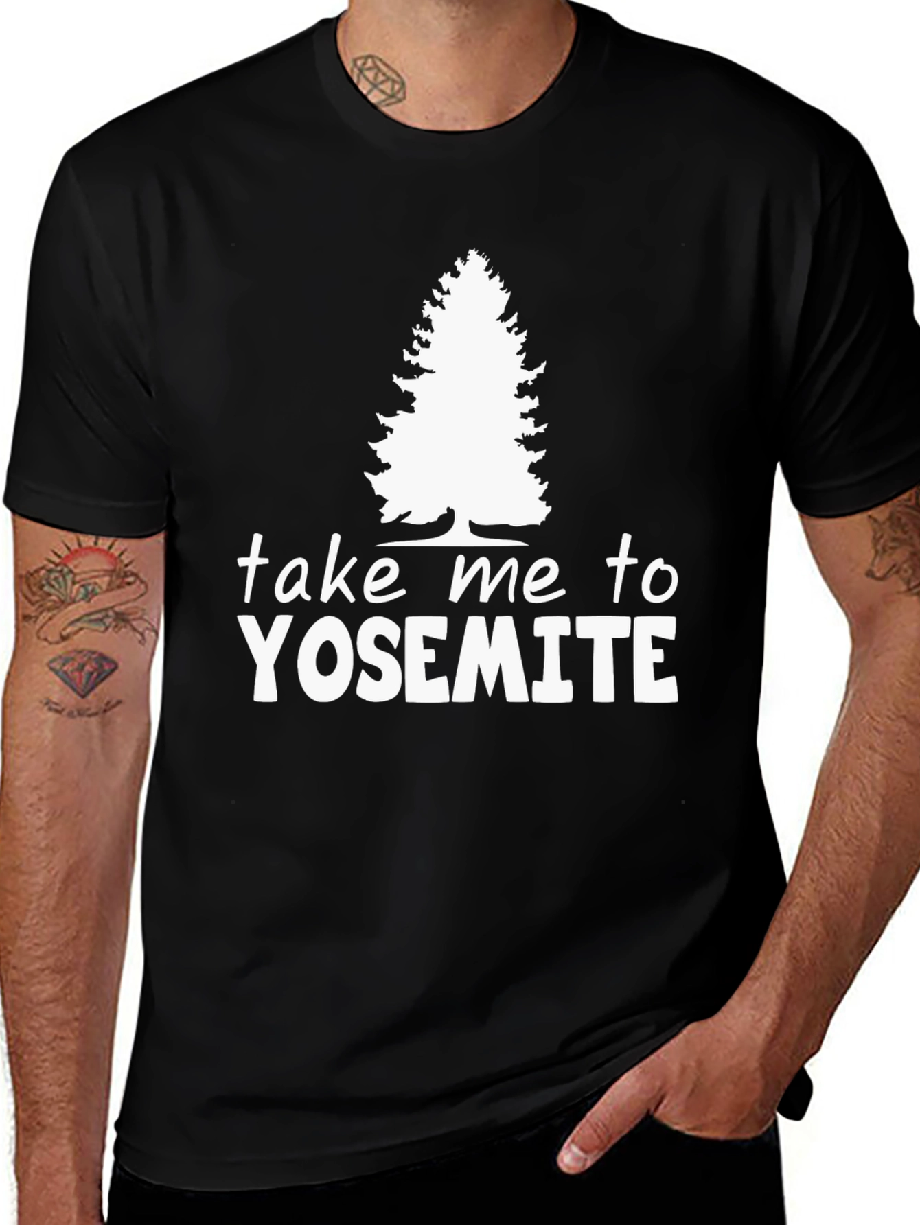 Variant 10 of Take Me to Yosemite Black T-Shirt