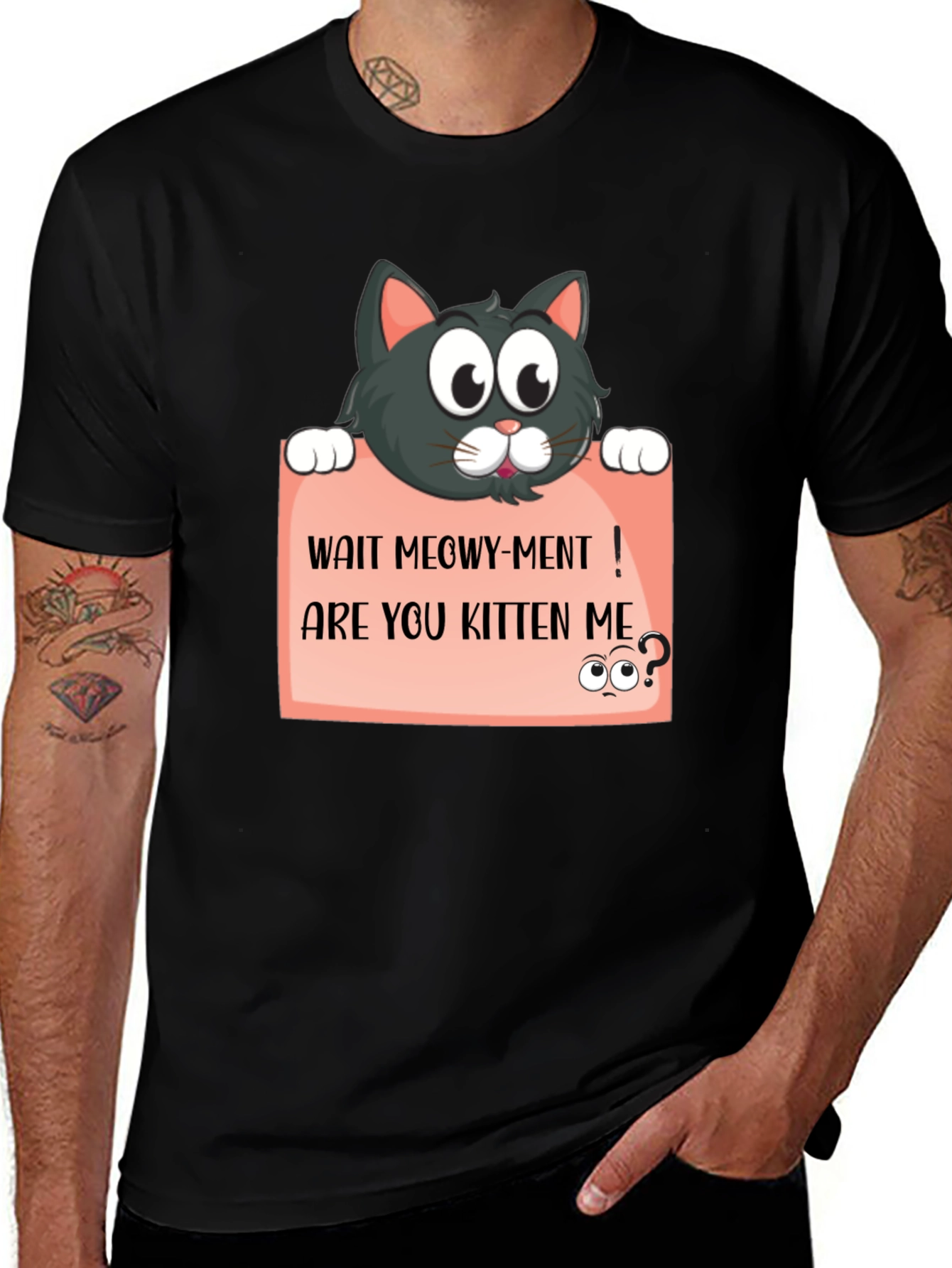 Variant 18 of Funny Cat Kitten Pun Graphic T-Shirt