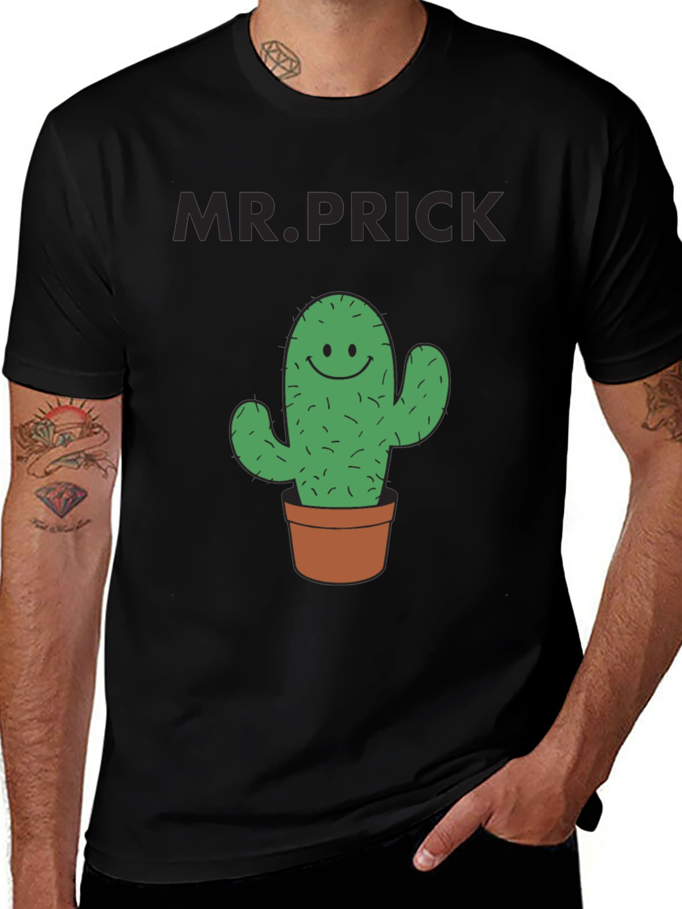 Variant 18 of Mr. Prick Cactus Graphic T-Shirt