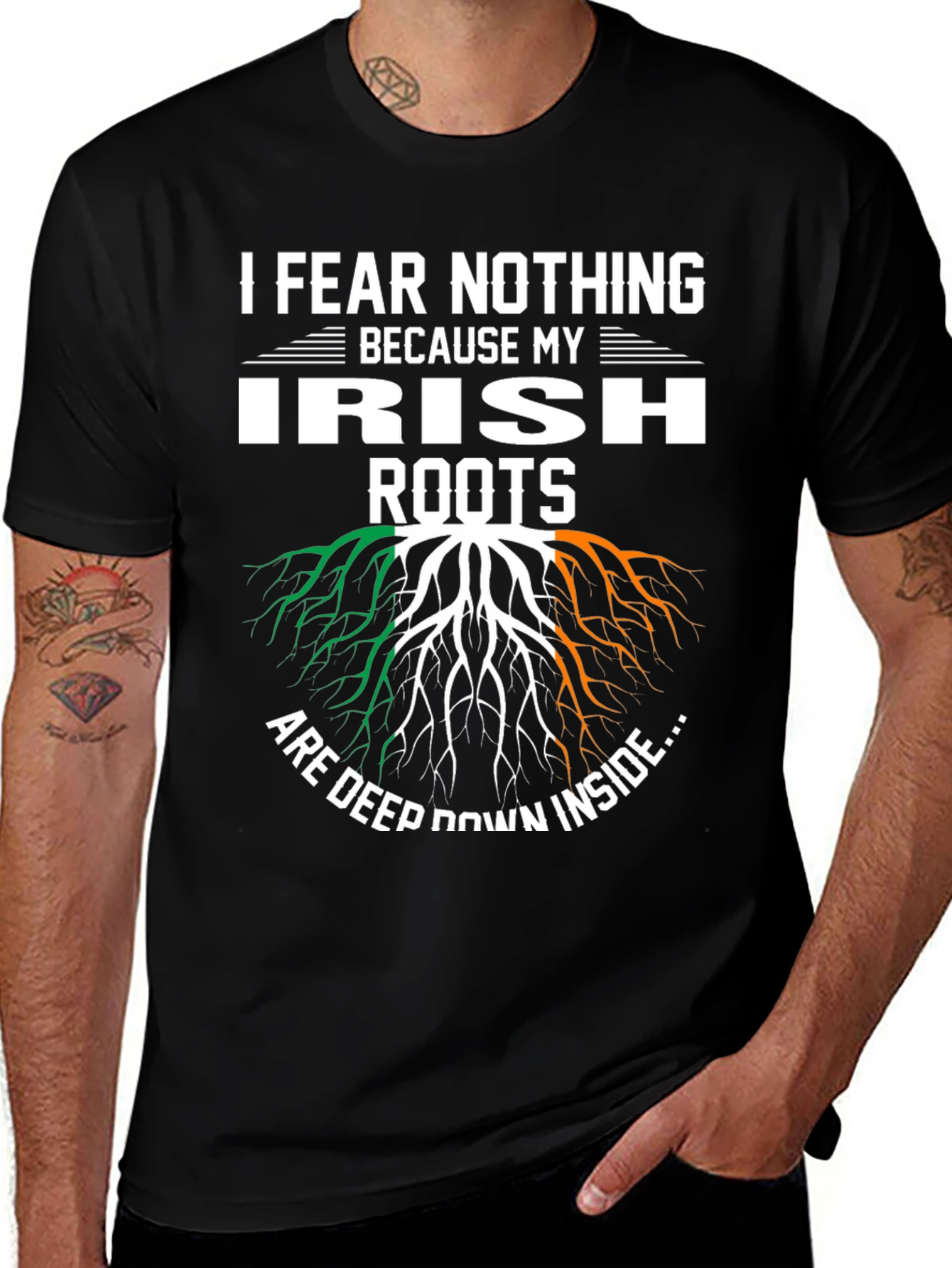 Irish Roots Graphic Tee -  "I Fear Nothing"