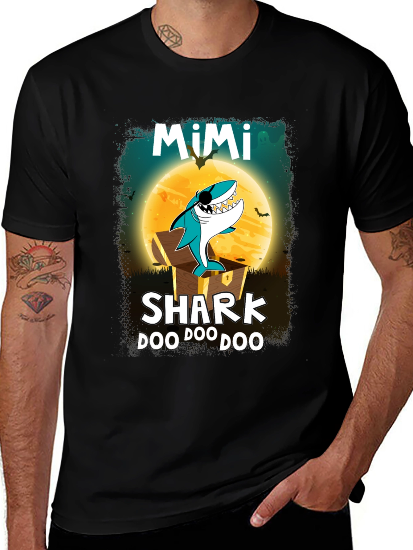 Mimi Shark Doo Doo Doo Halloween T-Shirt
