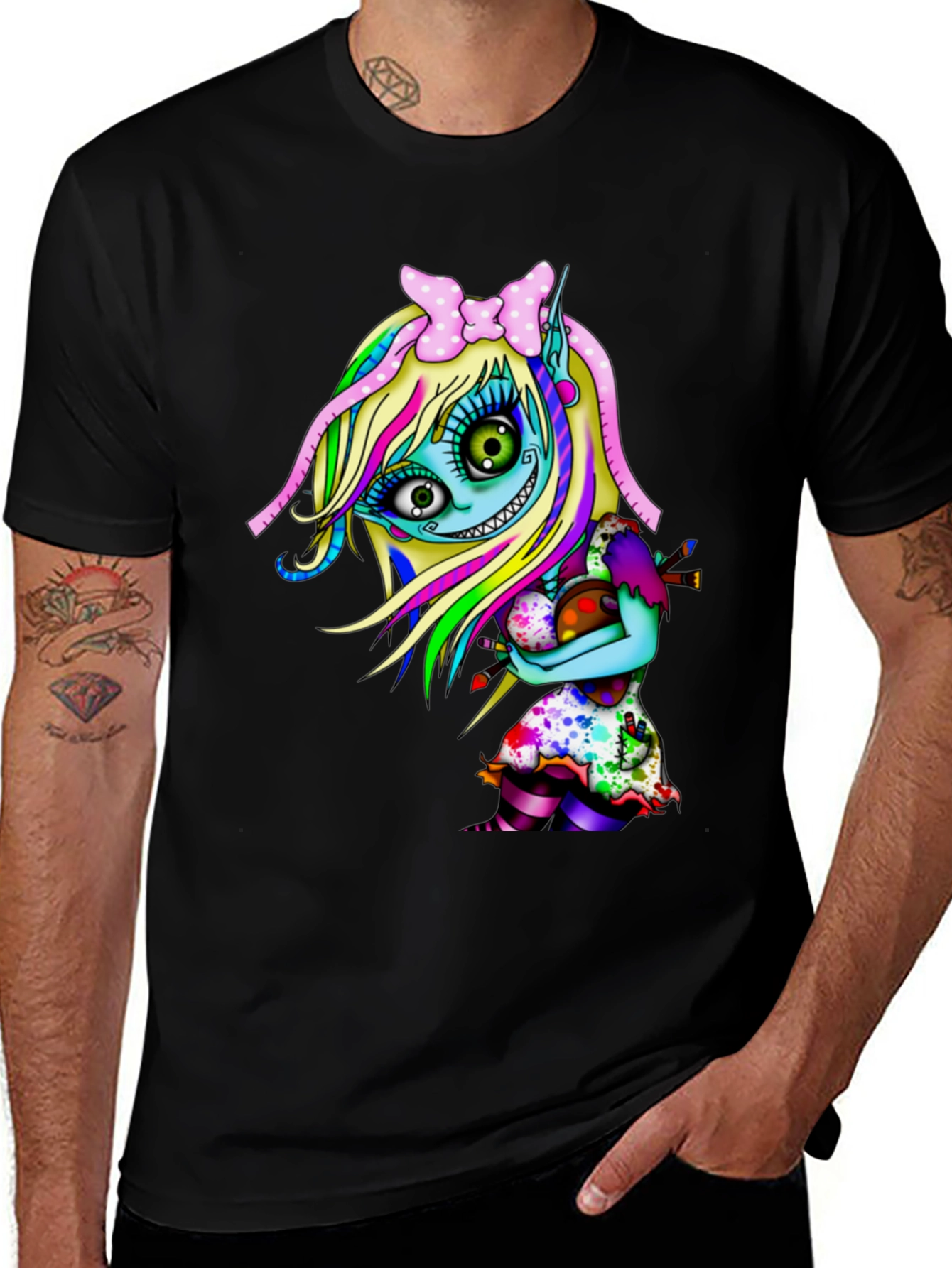 Variant 9 of Cartoon Monster Graphic Tee
