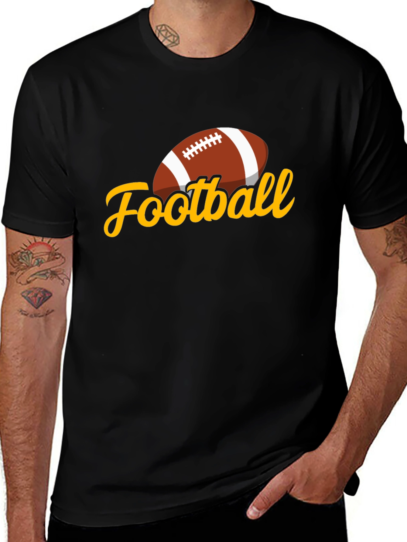 Variant 9 of Football Graphic T-Shirt