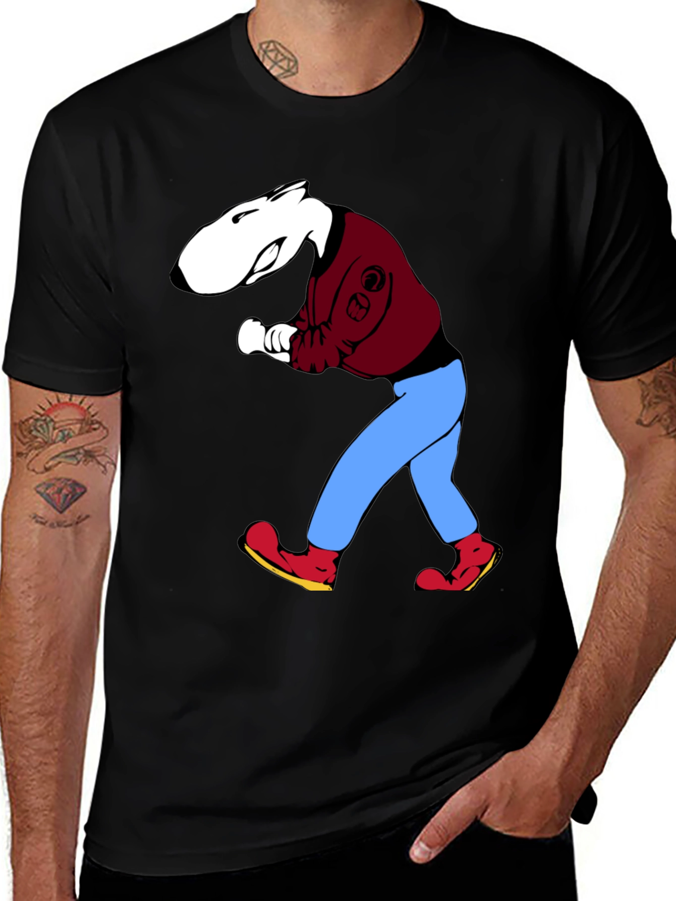 Variant 4 of Cartoon Character Graphic T-Shirt