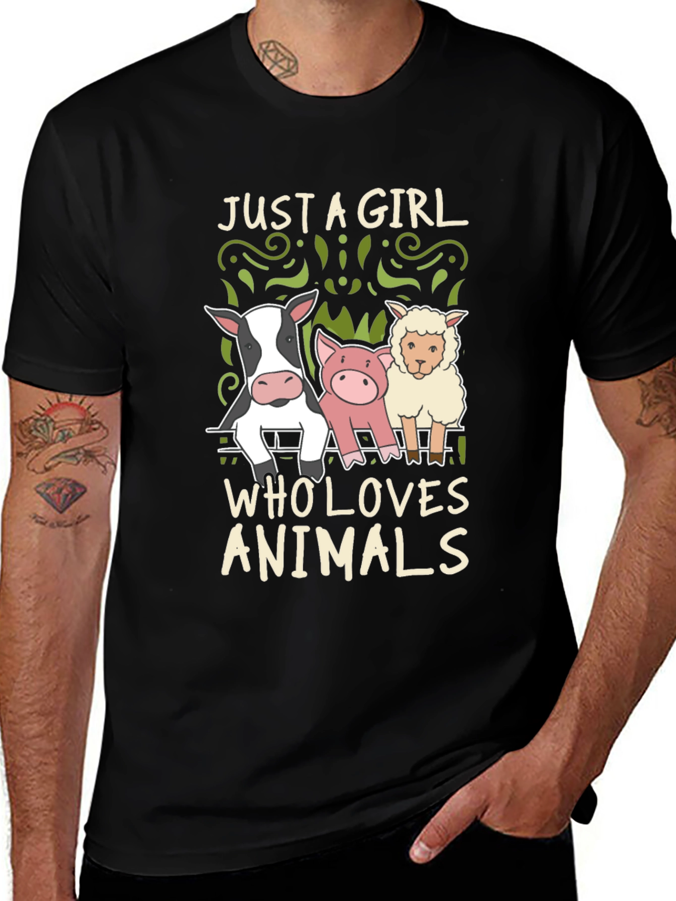 Just a Girl Who Loves Animals T-Shirt