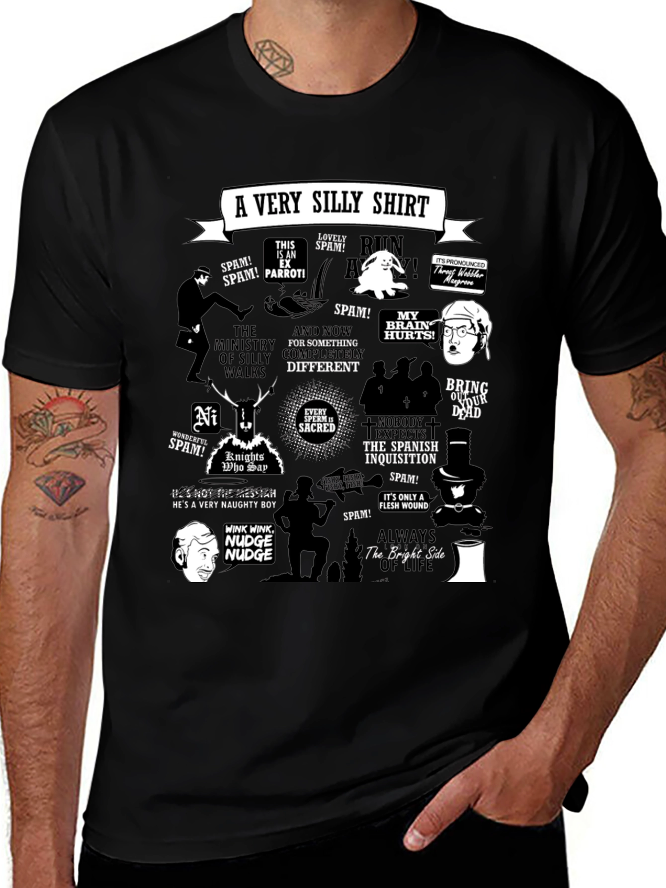 Monty Python Inspired T-Shirt - A Very Silly Shirt