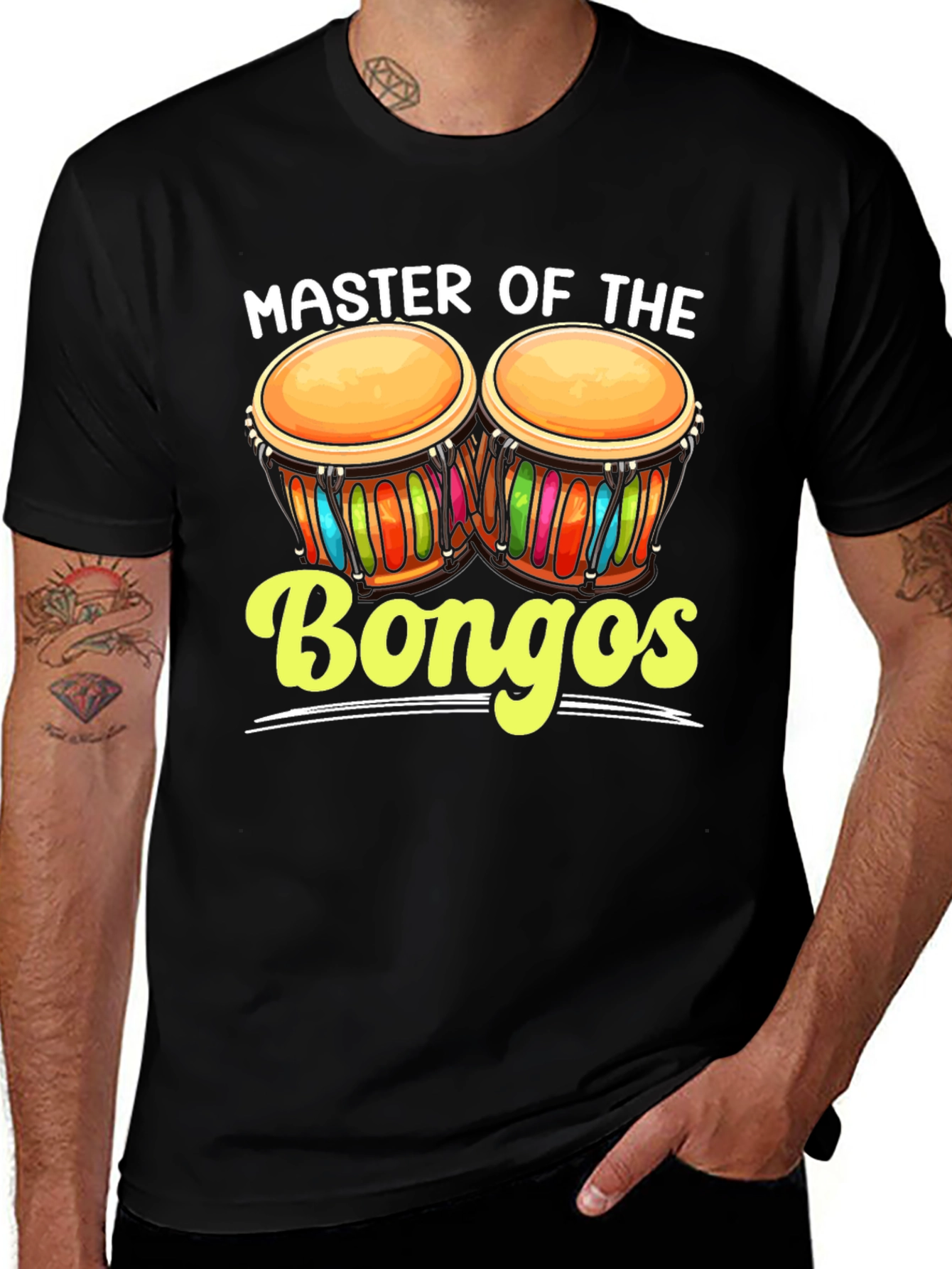 Variant 16 of Master of the Bongos T-Shirt
