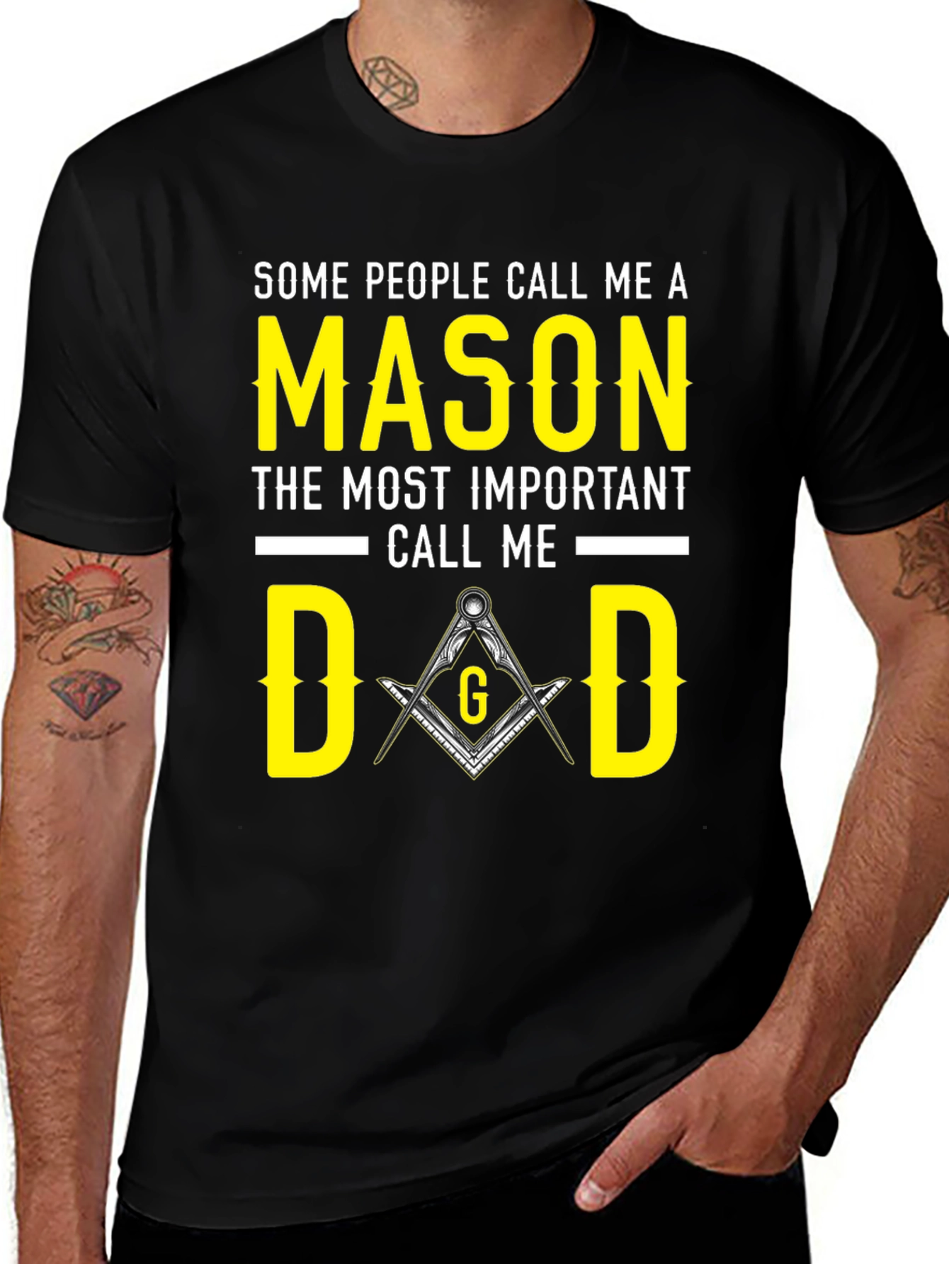Mason Dad T-Shirt - Masonic Father's Day Gift