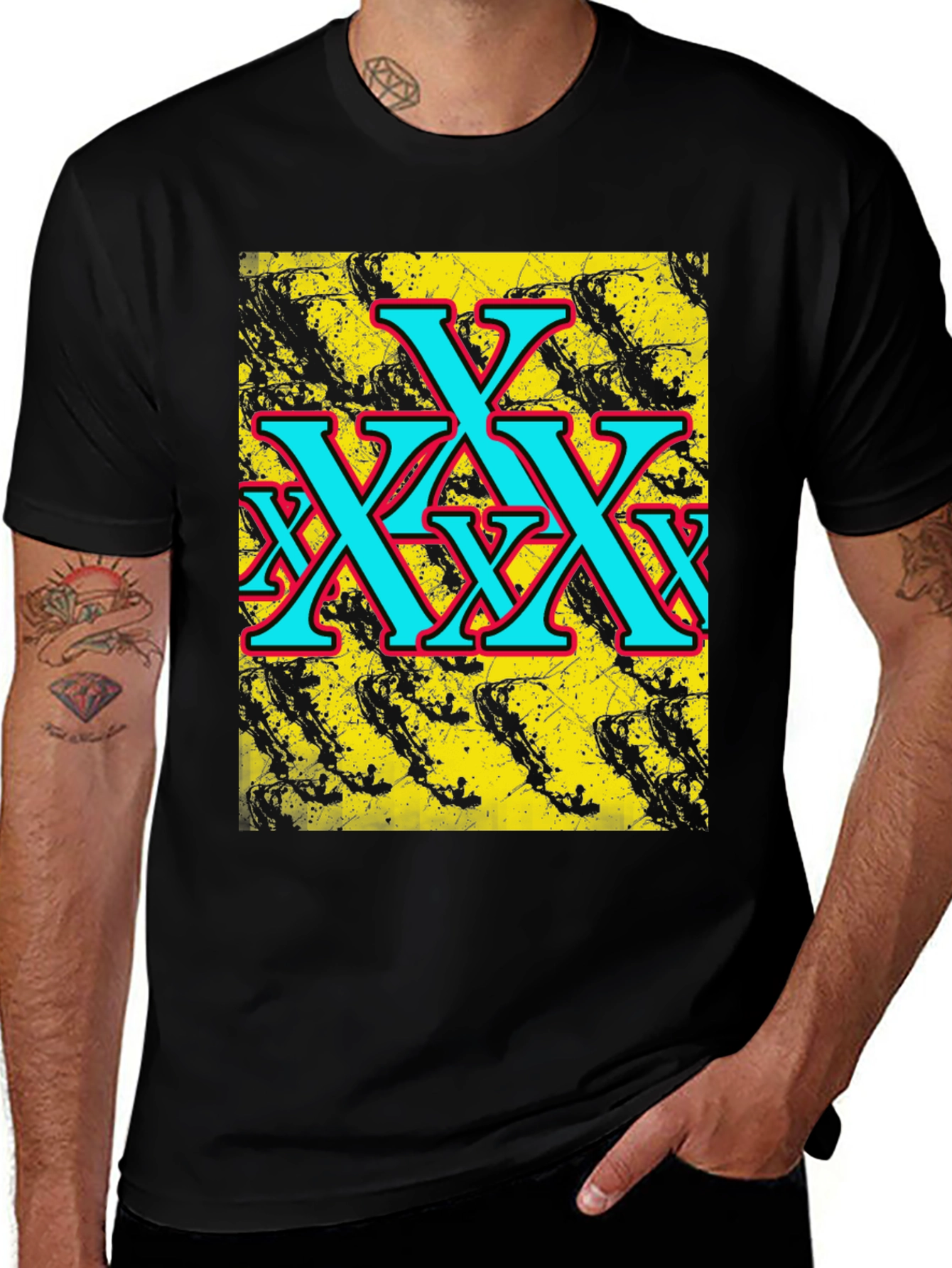 Variant 8 of Abstract Triple X T-Shirt