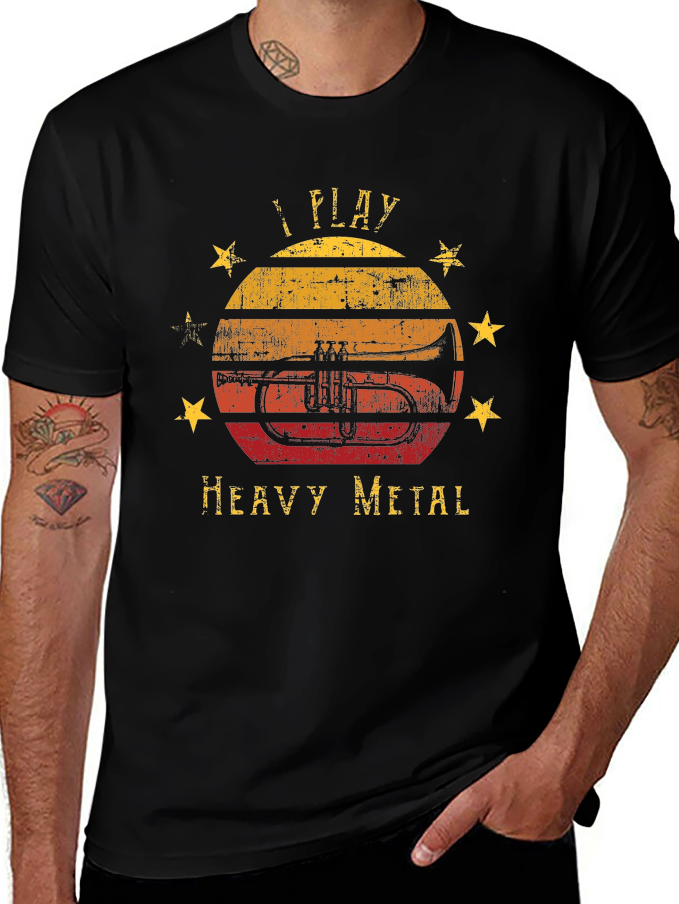 Variant 22 of I Play Heavy Metal T-Shirt