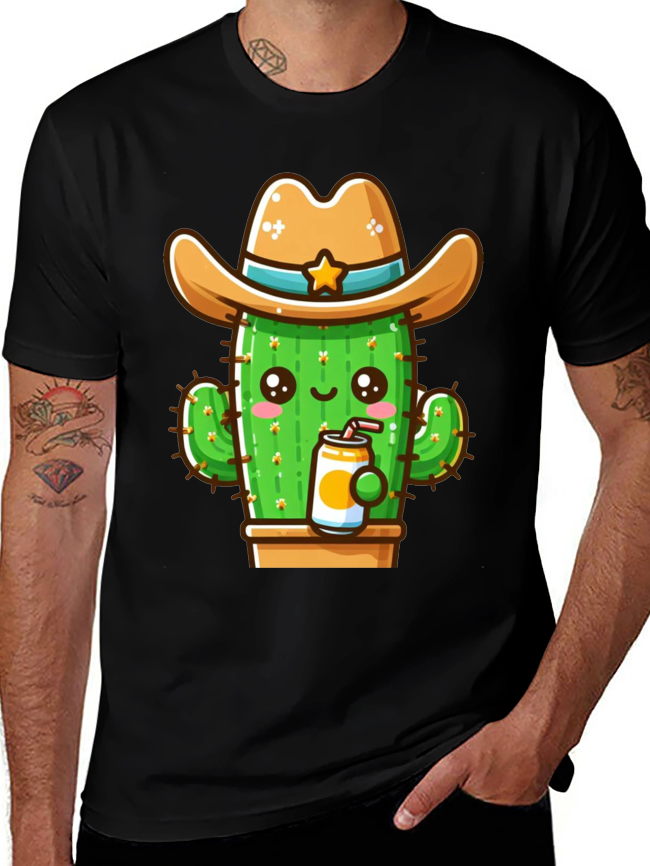 Variant 27 of Cowboy Cactus T-Shirt - Funny Western Graphic Tee