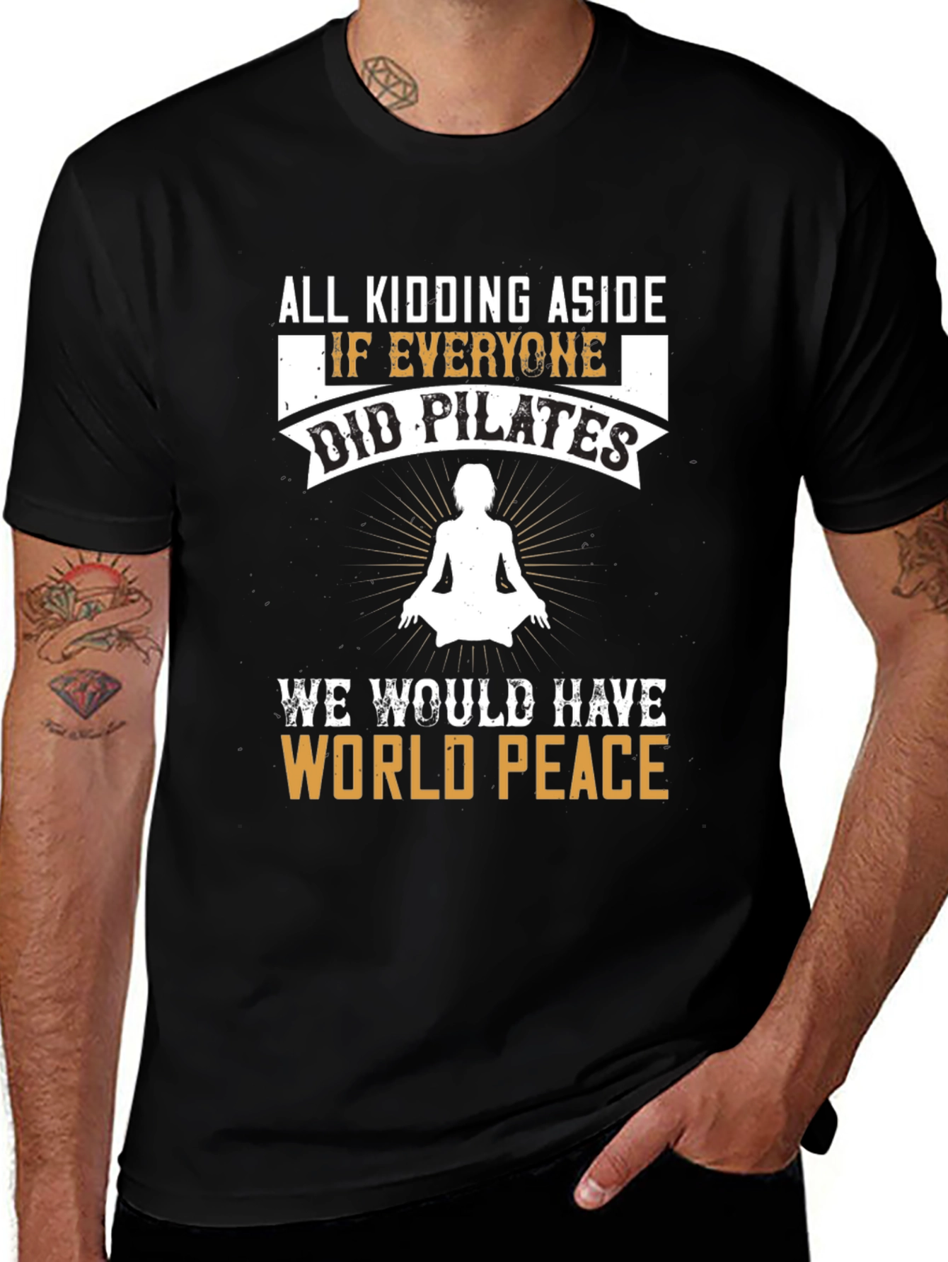 Pilates World Peace Graphic Tee