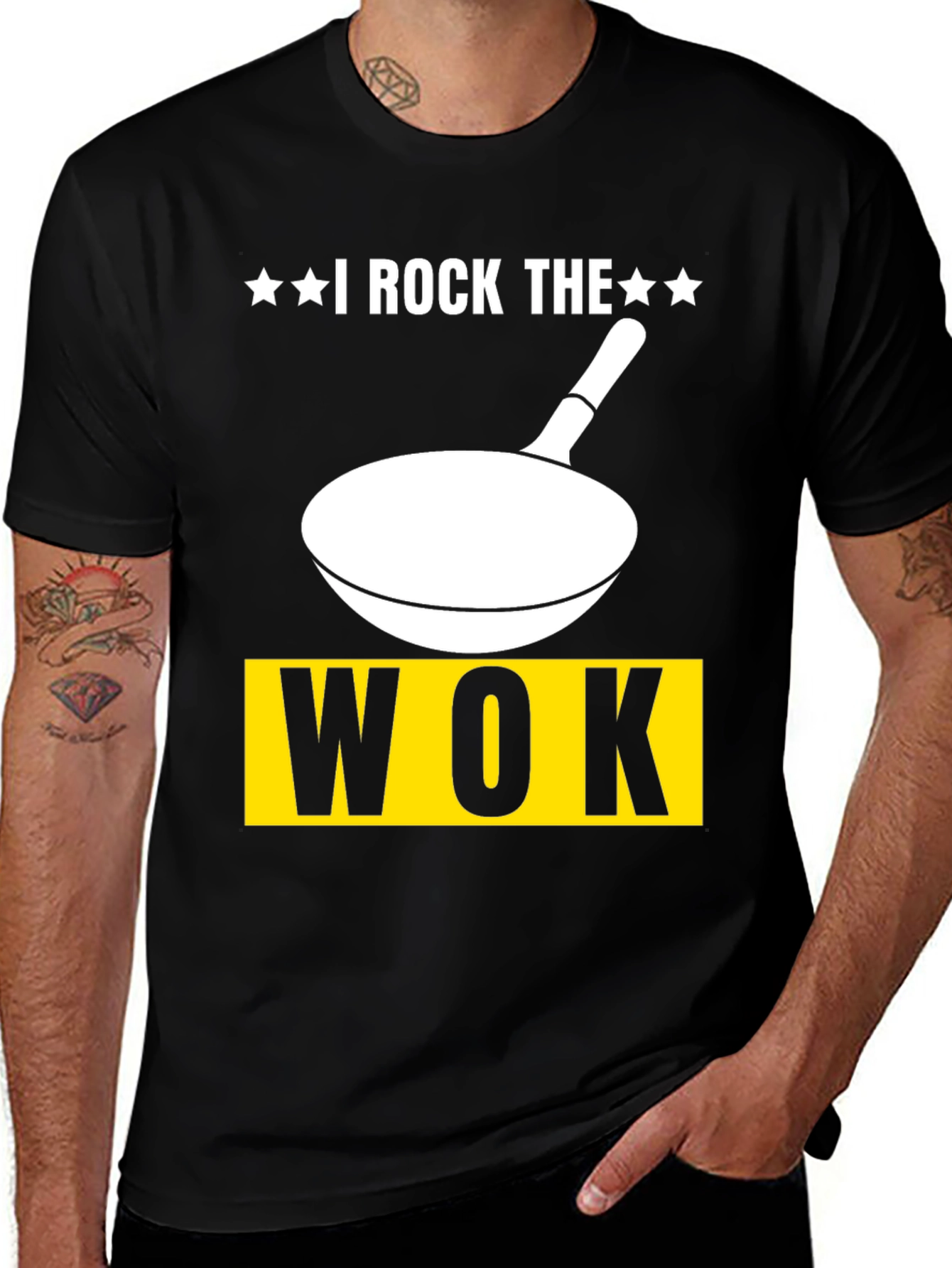 Variant 17 of I Rock The Wok T-Shirt