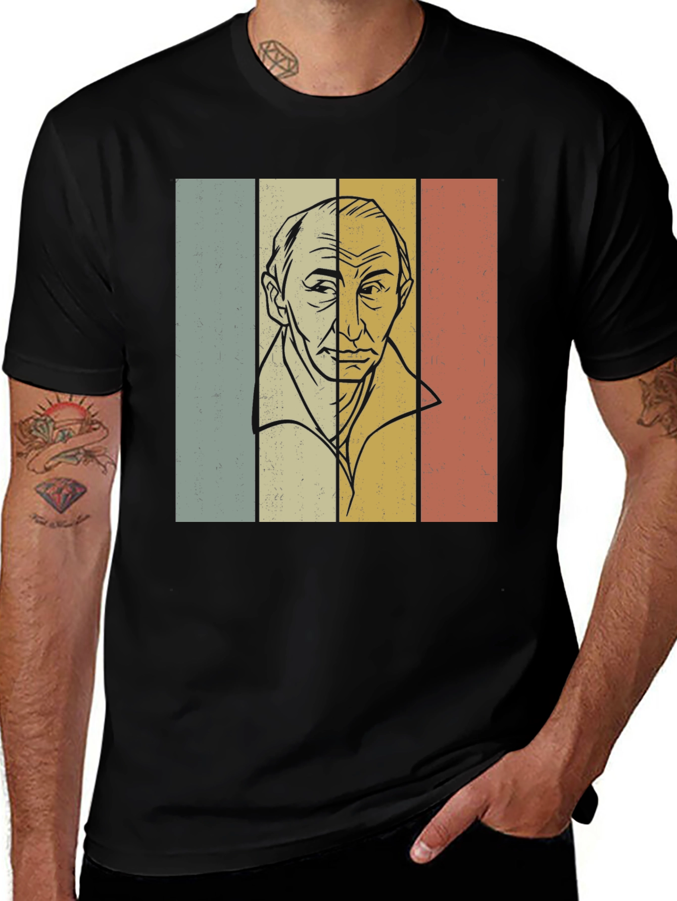 Variant 19 of Retro Portrait Graphic T-Shirt