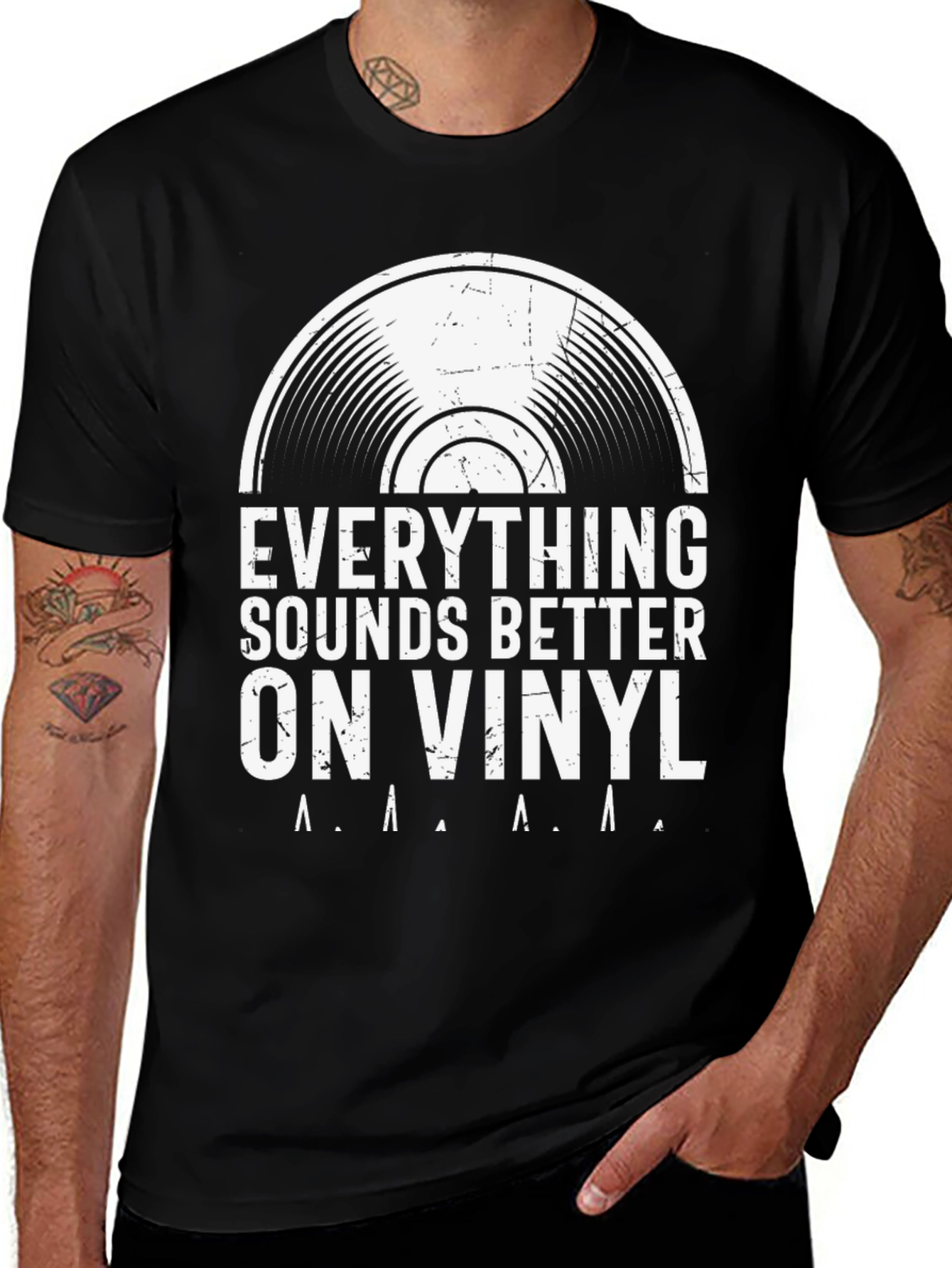 Variant 29 of Everything Sounds Better On Vinyl T-Shirt