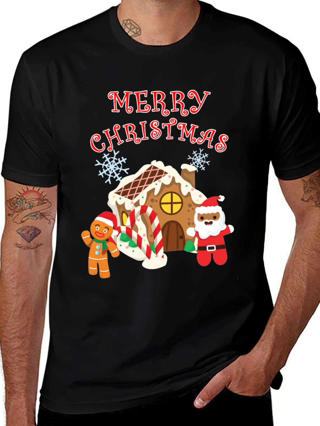 Variant 21 of Festive Merry Christmas Graphic T-Shirt