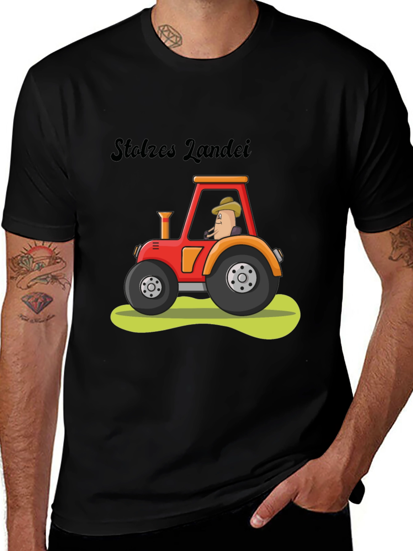 Variant 30 of Stolzes Landei Tractor Graphic Tee