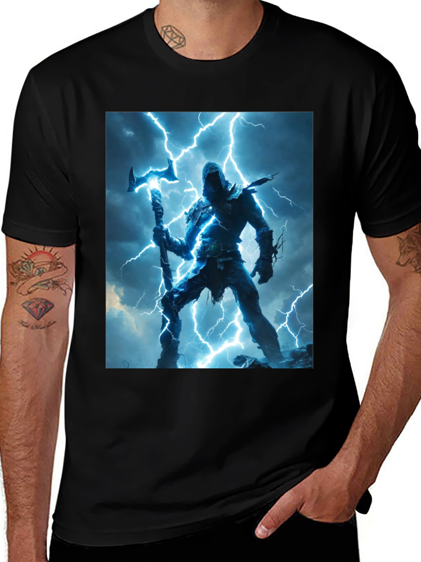 Variant 5 of Lightning Warrior Graphic Tee