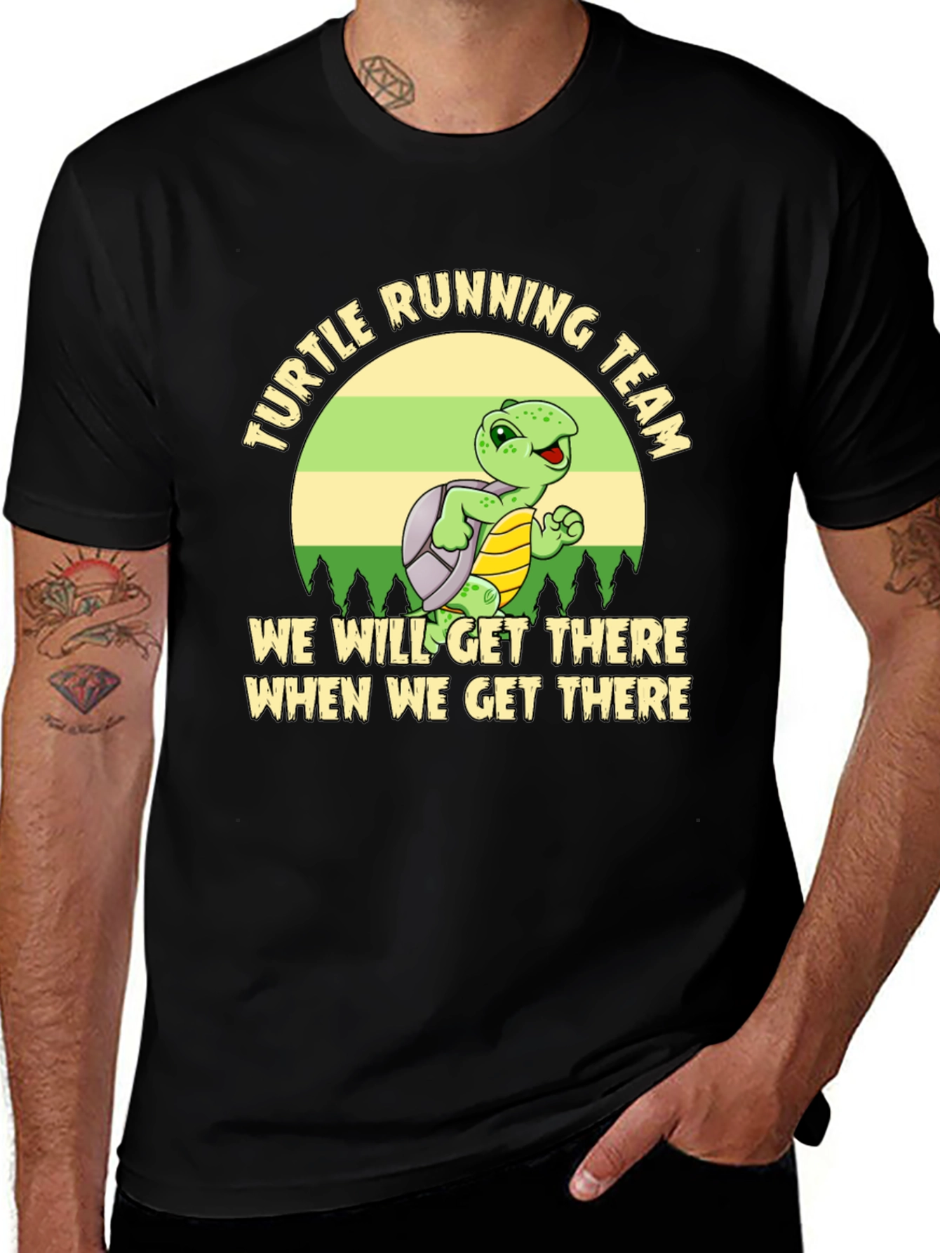 Variant 17 of Turtle Running Team T-Shirt