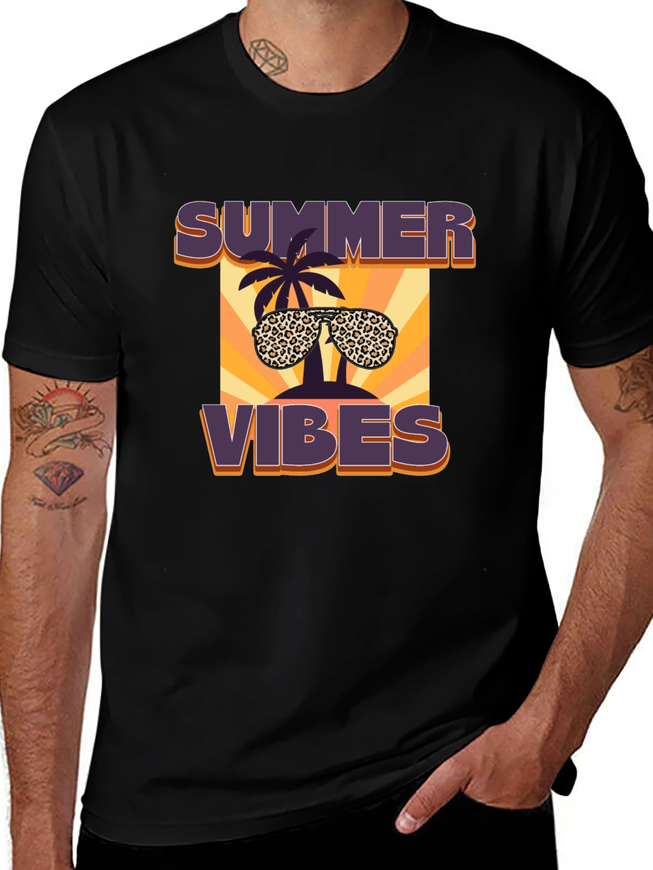 Variant 7 of Summer Vibes Graphic T-Shirt
