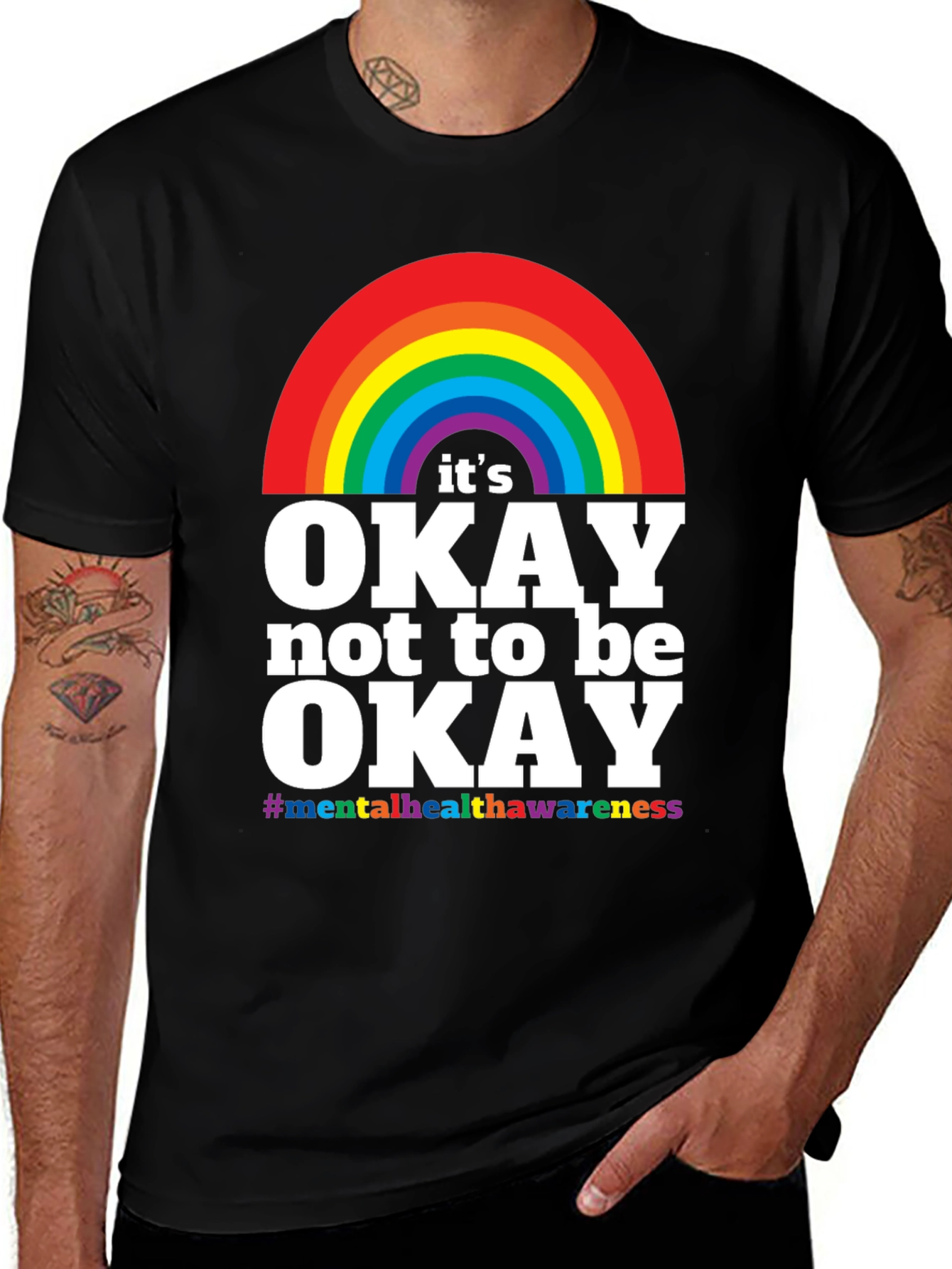 Variant 25 of It's Okay T-Shirt - Mental Health Awareness Tee