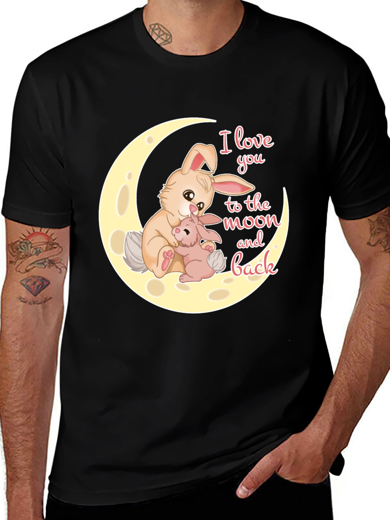 Variant 25 of I Love You to the Moon and Back T-Shirt