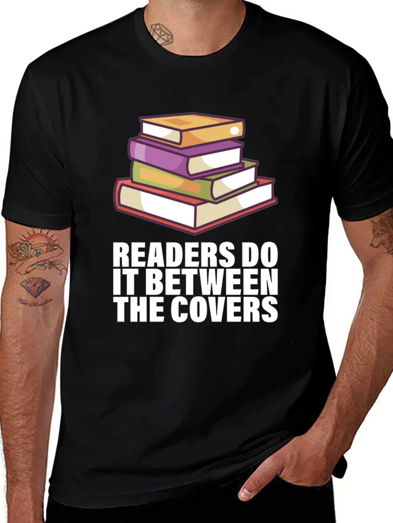 Variant 26 of Readers Do It Between the Covers T-Shirt