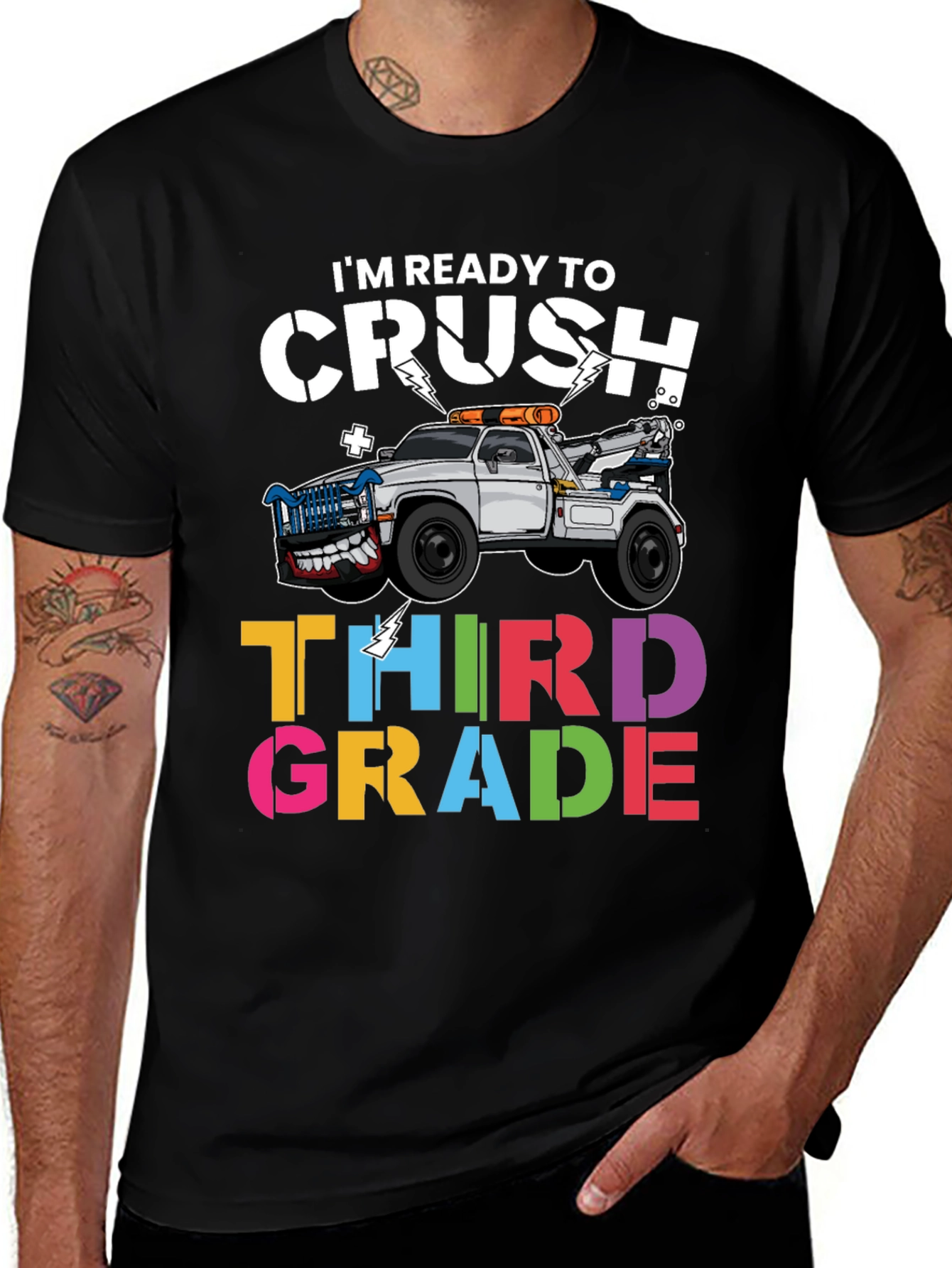 Variant 5 of Ready to Crush Third Grade T-Shirt