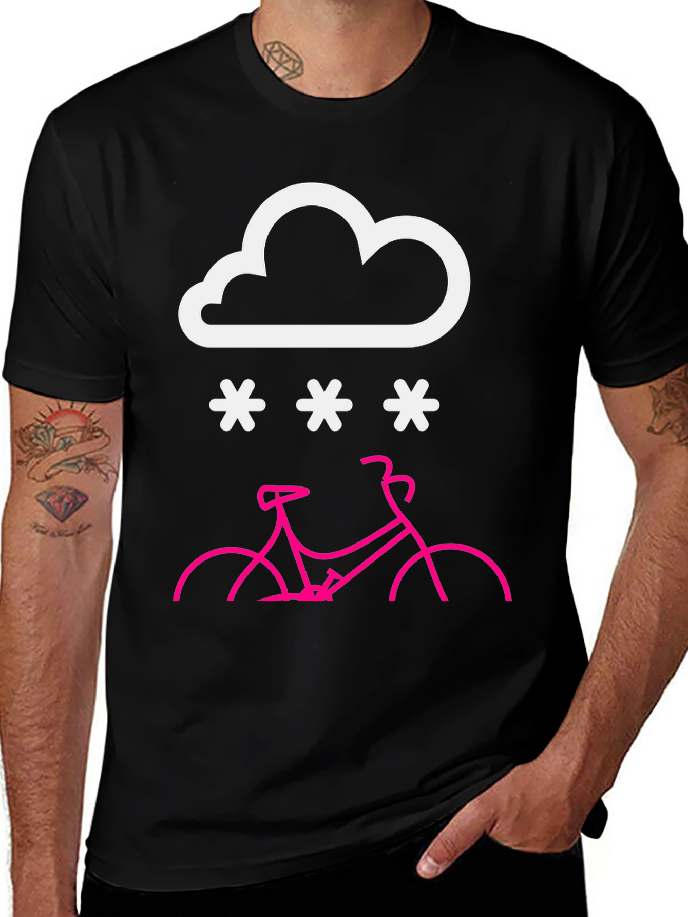 Variant 29 of Snowy Bike Ride T-Shirt